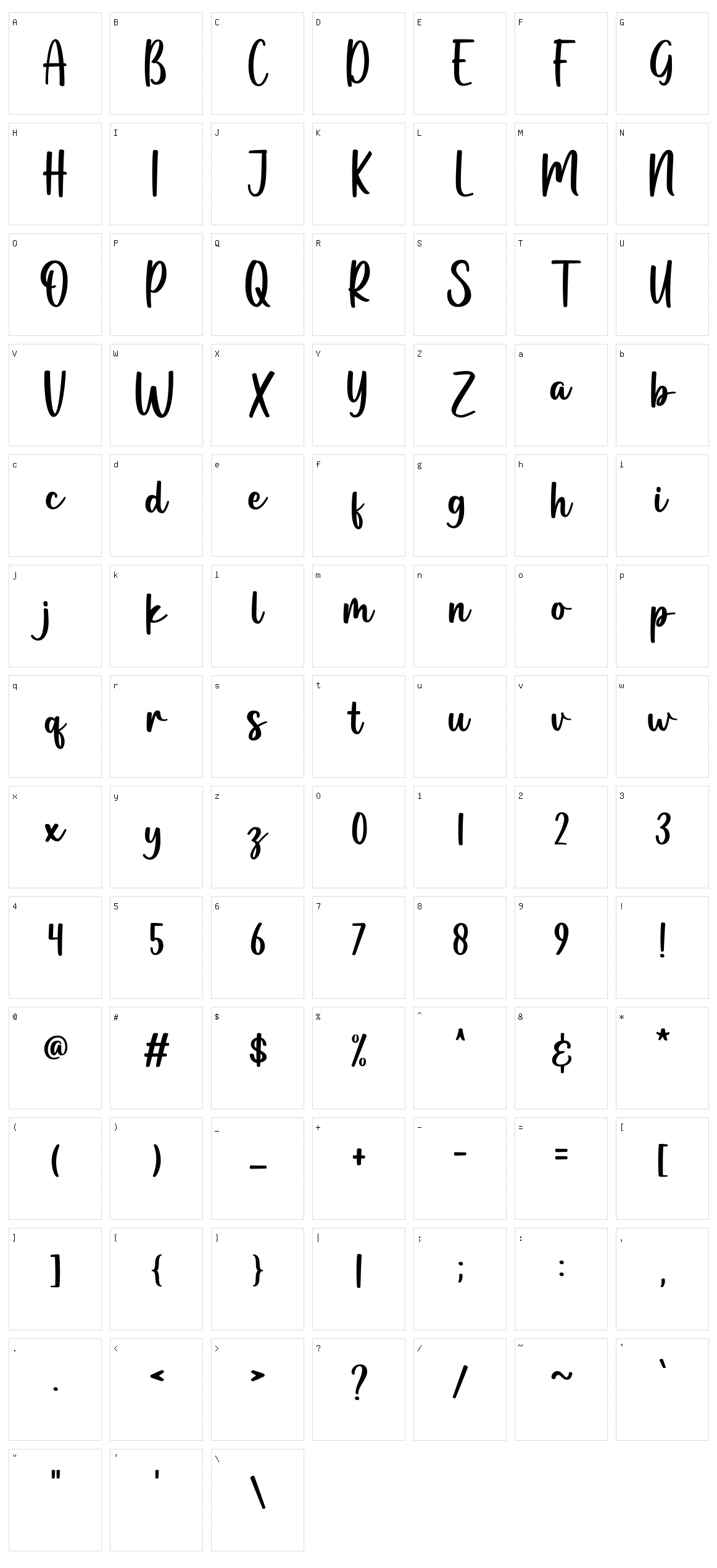 Pinky Promise Character Set