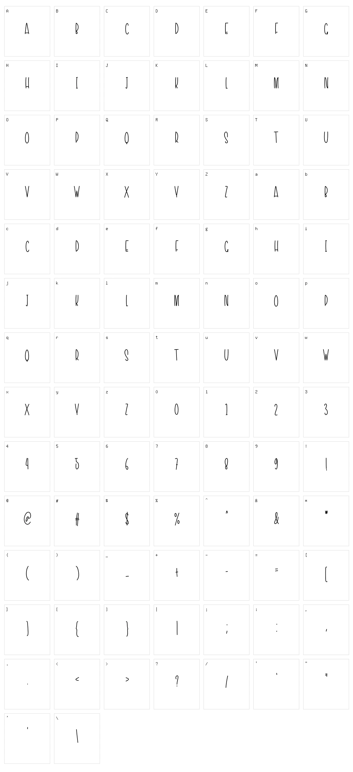 Playful Character Set