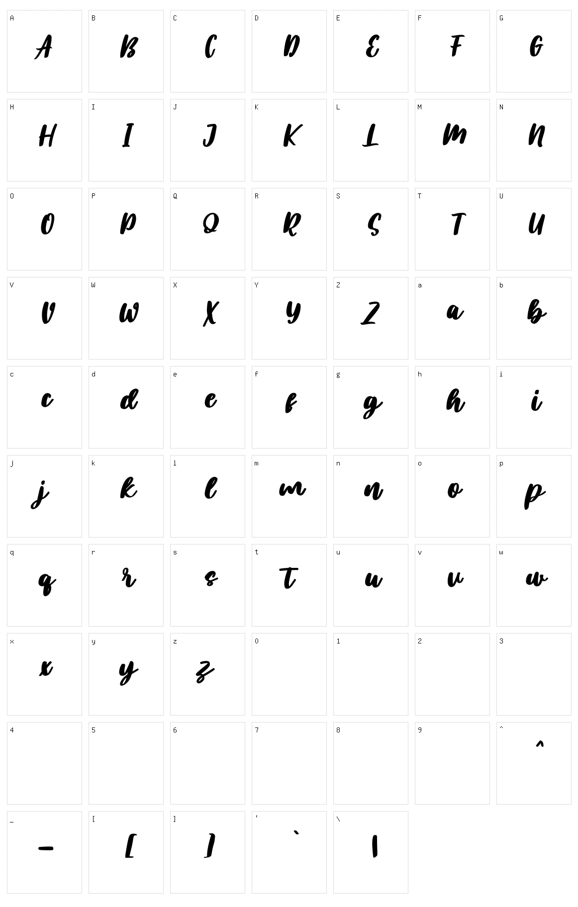 Plotwist Character Set