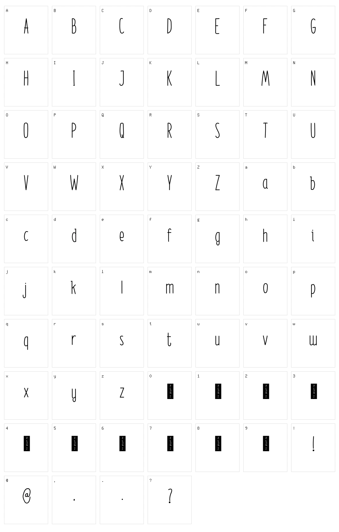 Poetry Character Set