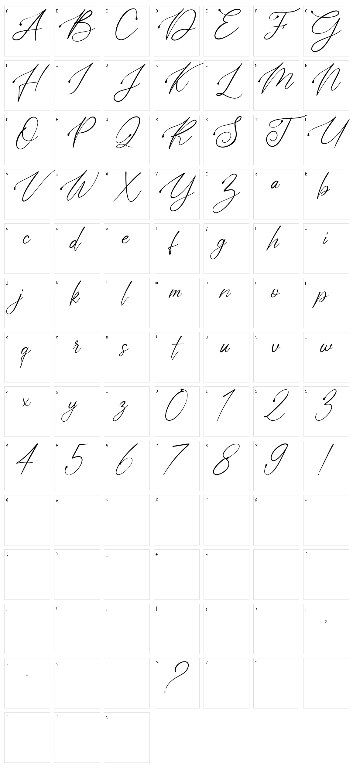 Polarise Character Set