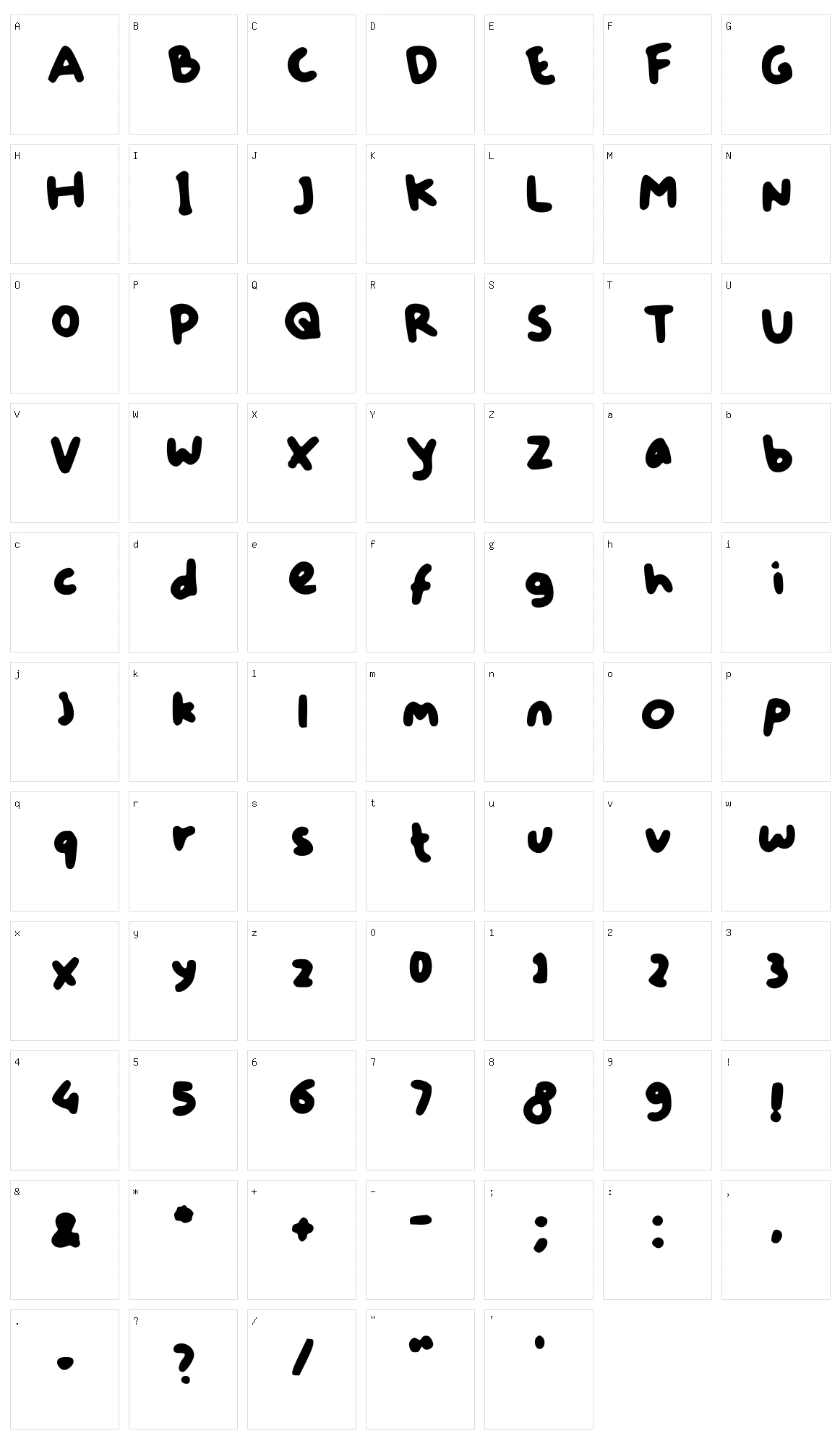 Poppin Character Set