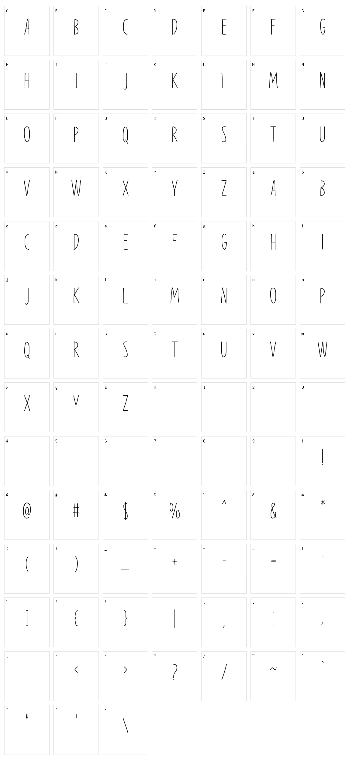 Positive Attitude Character Set