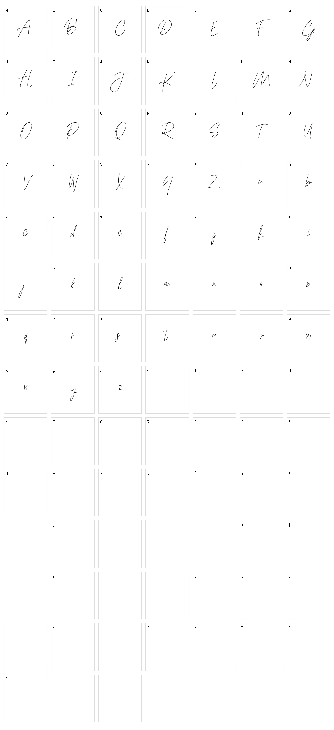 Pretty Girl Character Set