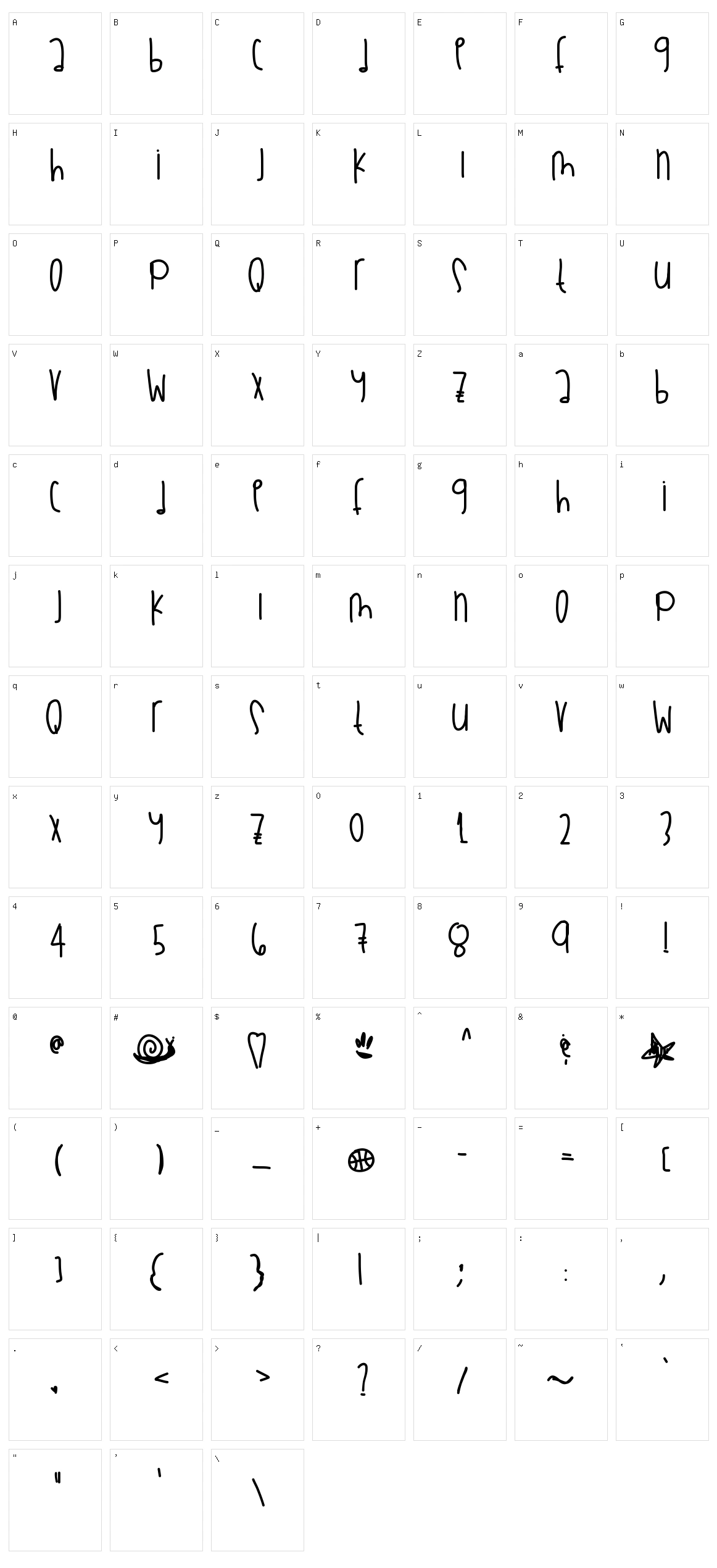 Psalm 71 Character Set