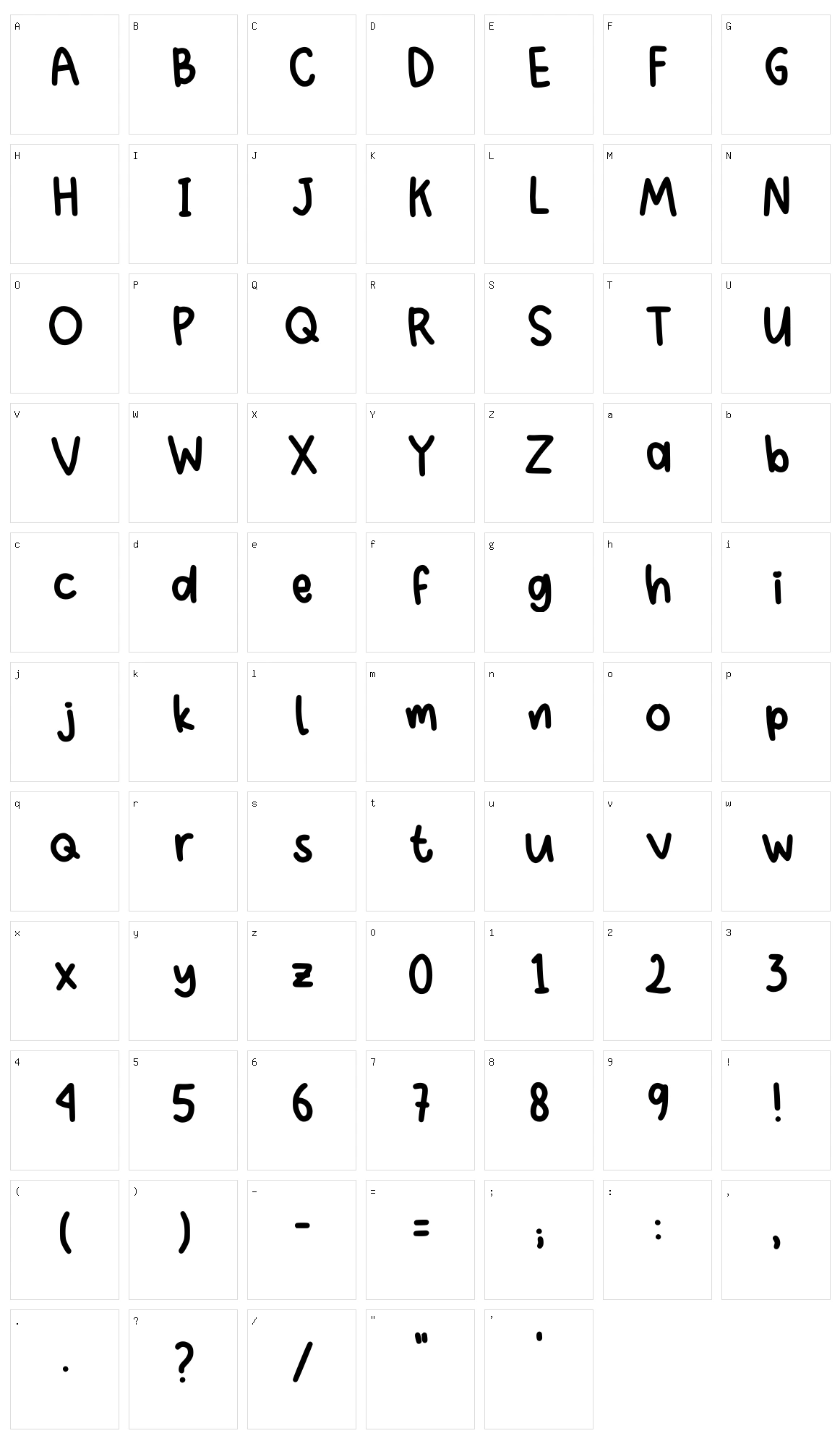 Puzzle Piece Character Set