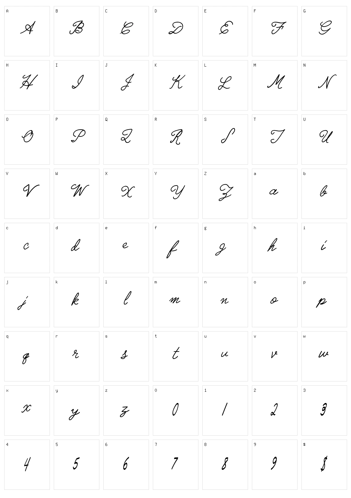 Radical Llamas Character Set