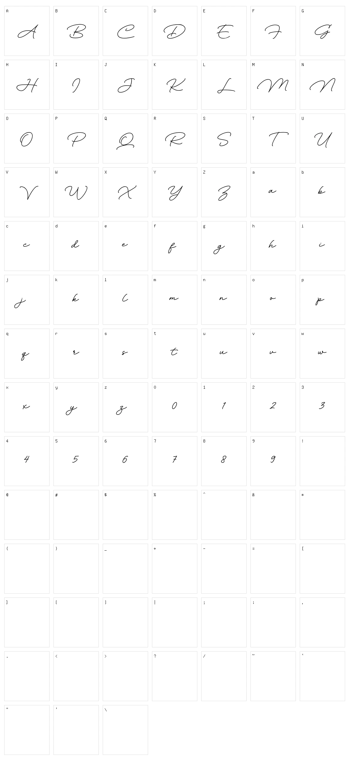 Rainbow Saturday Character Set