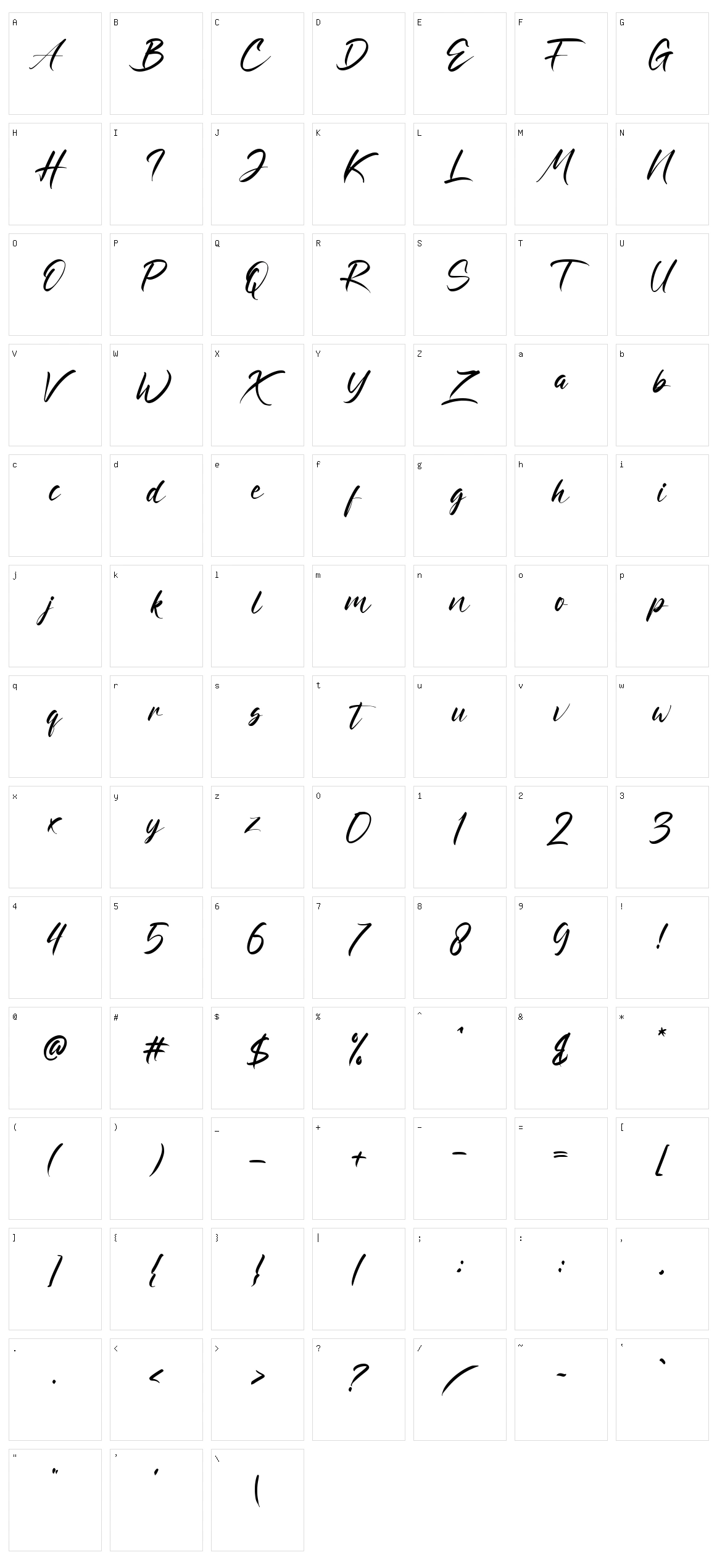 Ratri Volutten Character Set