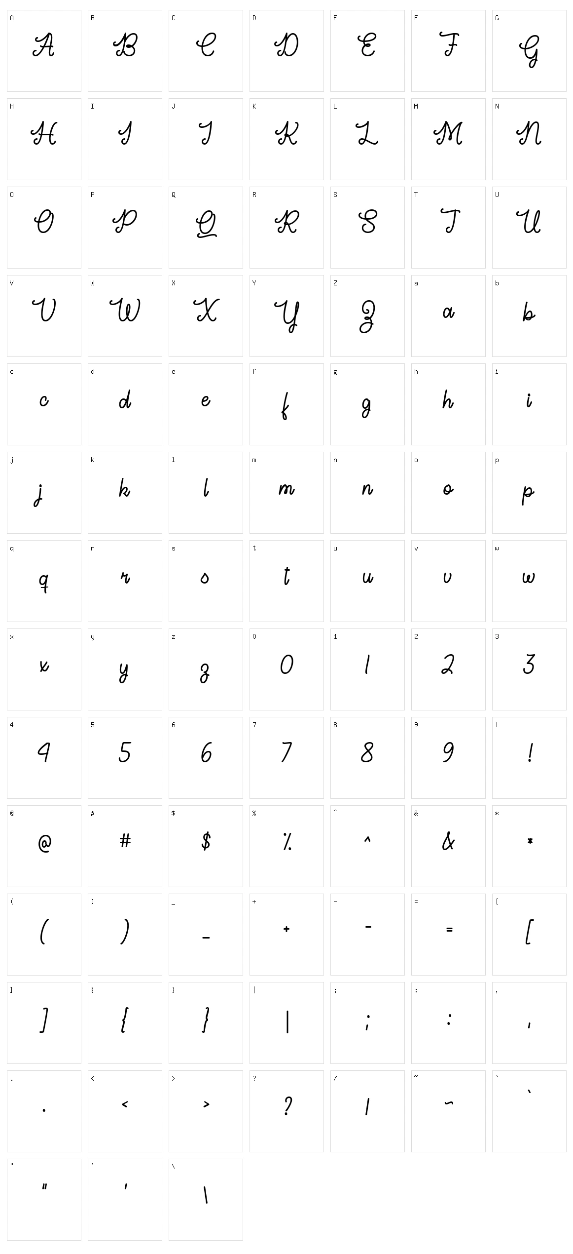 Ready For It Character Set