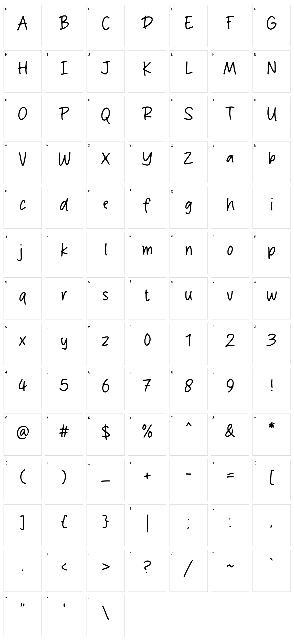 Rick Geovani Character Set