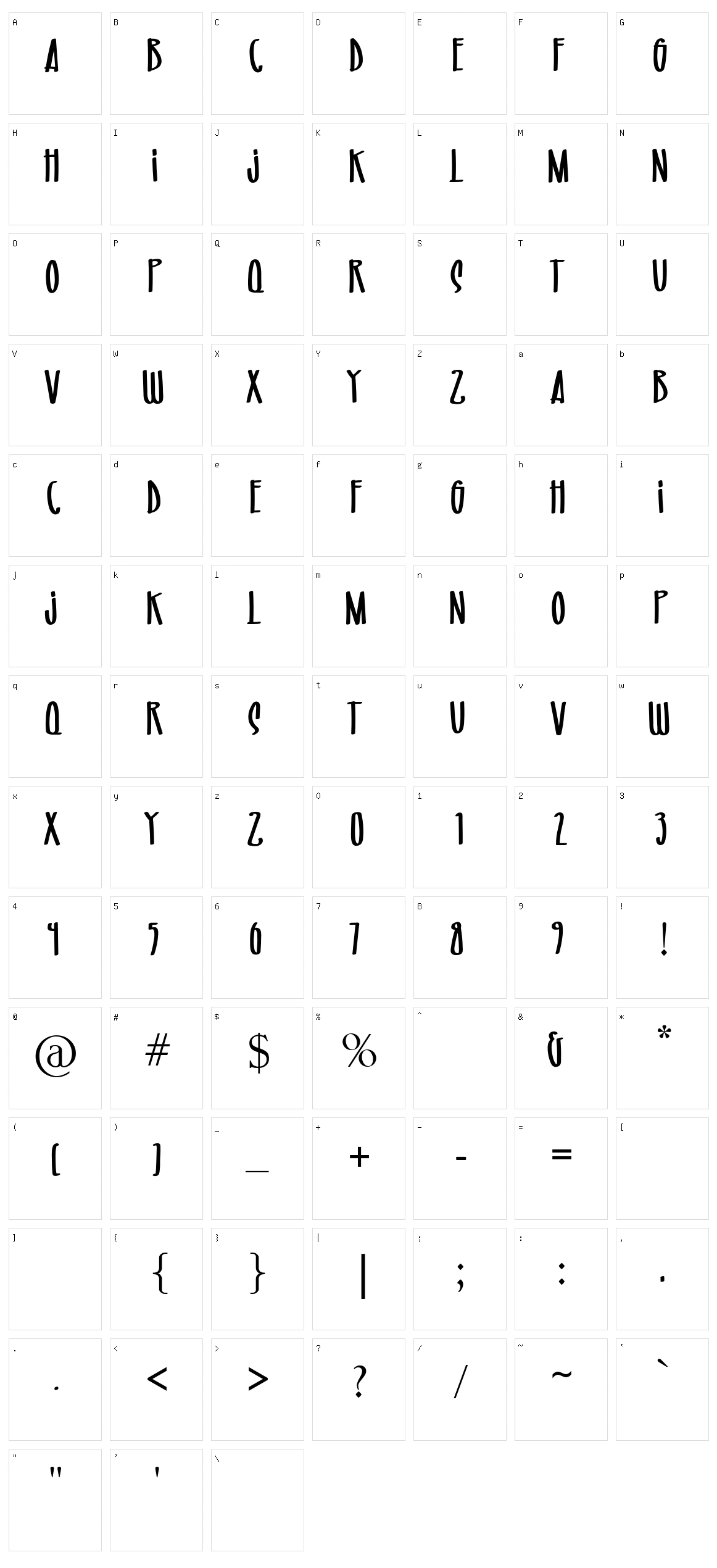 Rio & Ma Character Set