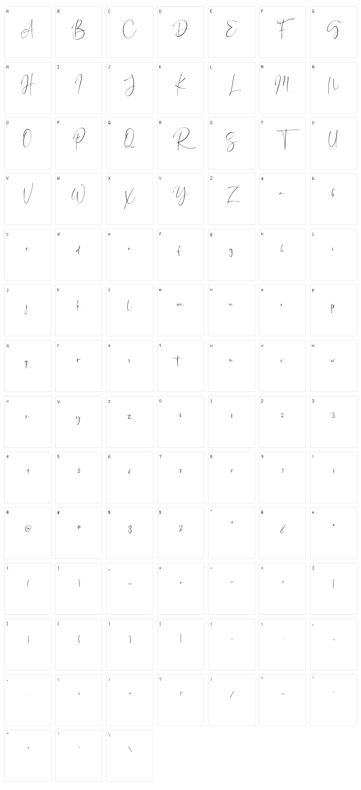 Road Sunshine Character Set