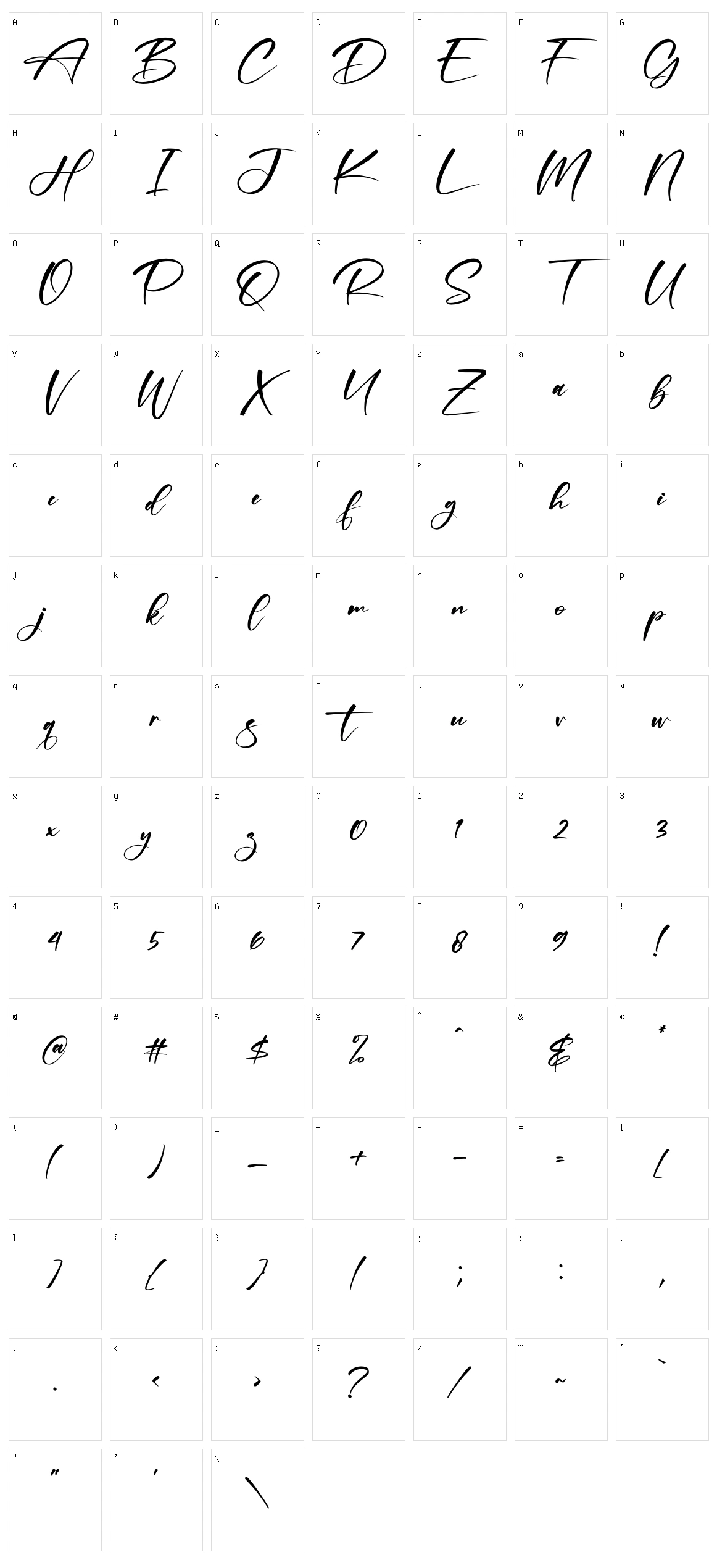 Rockett Dreams Character Set