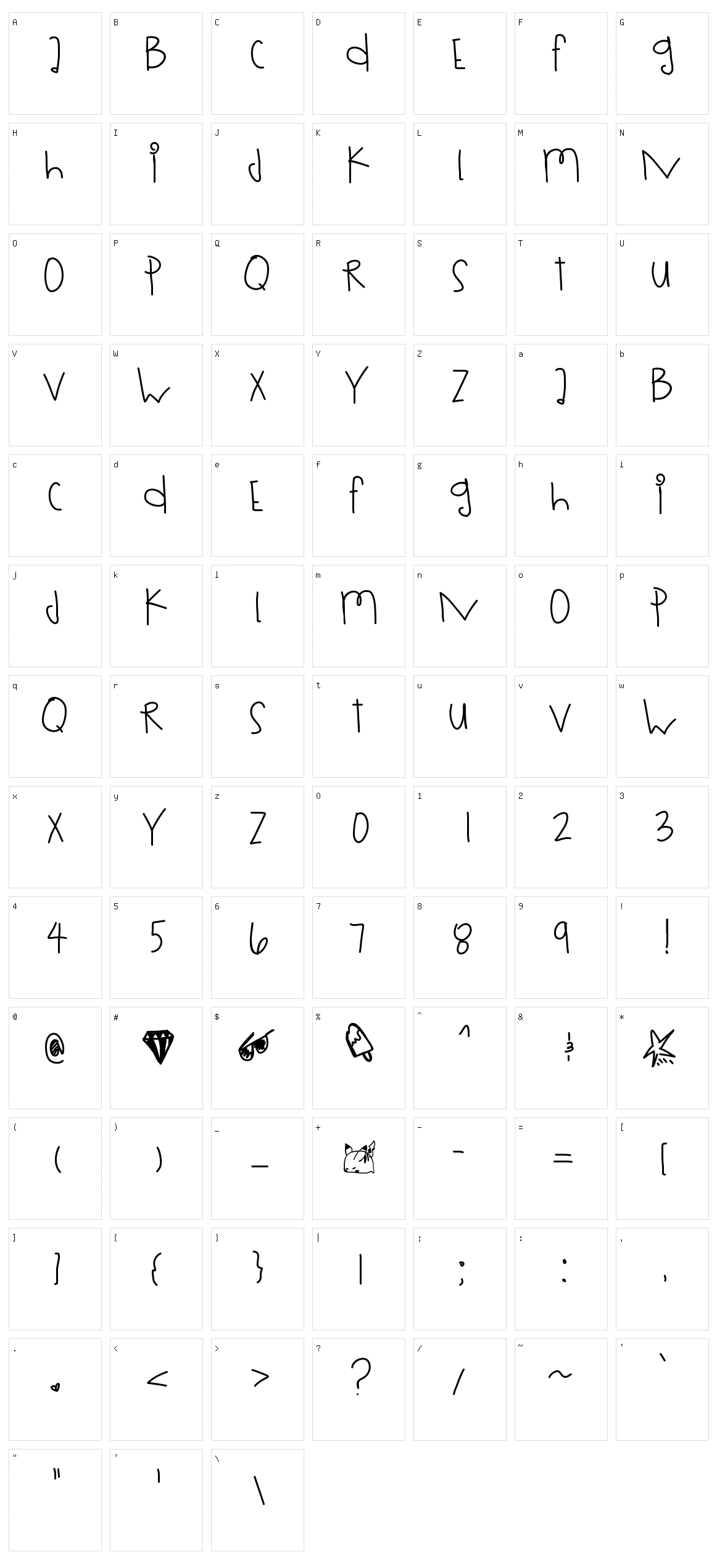 Rolling Dices Character Set