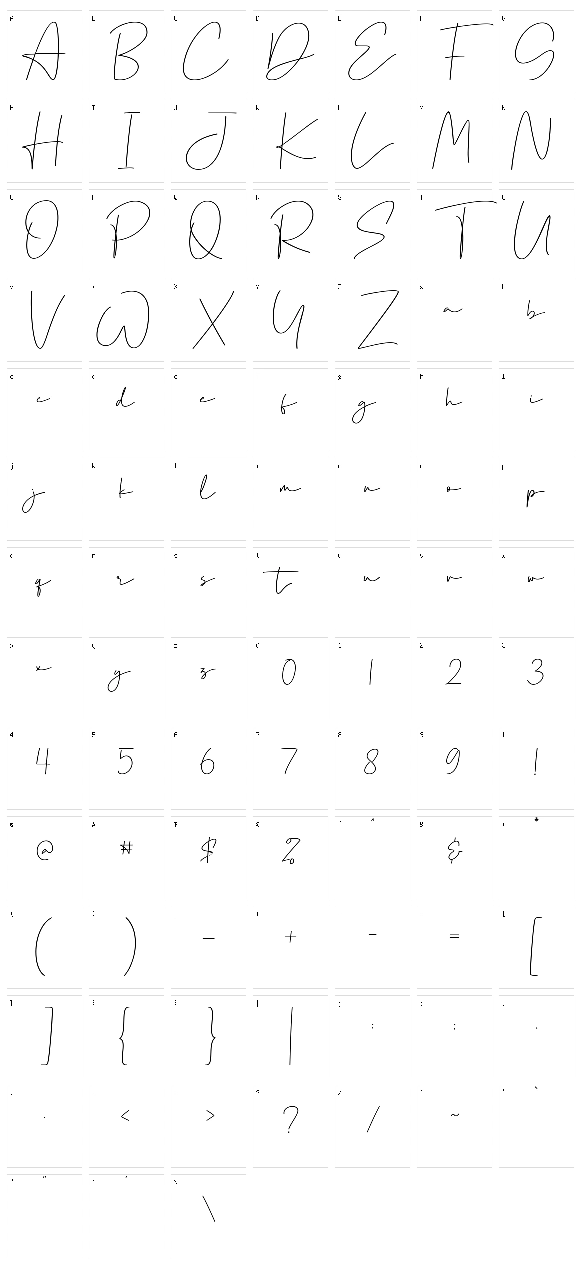 Sagitarius Character Set