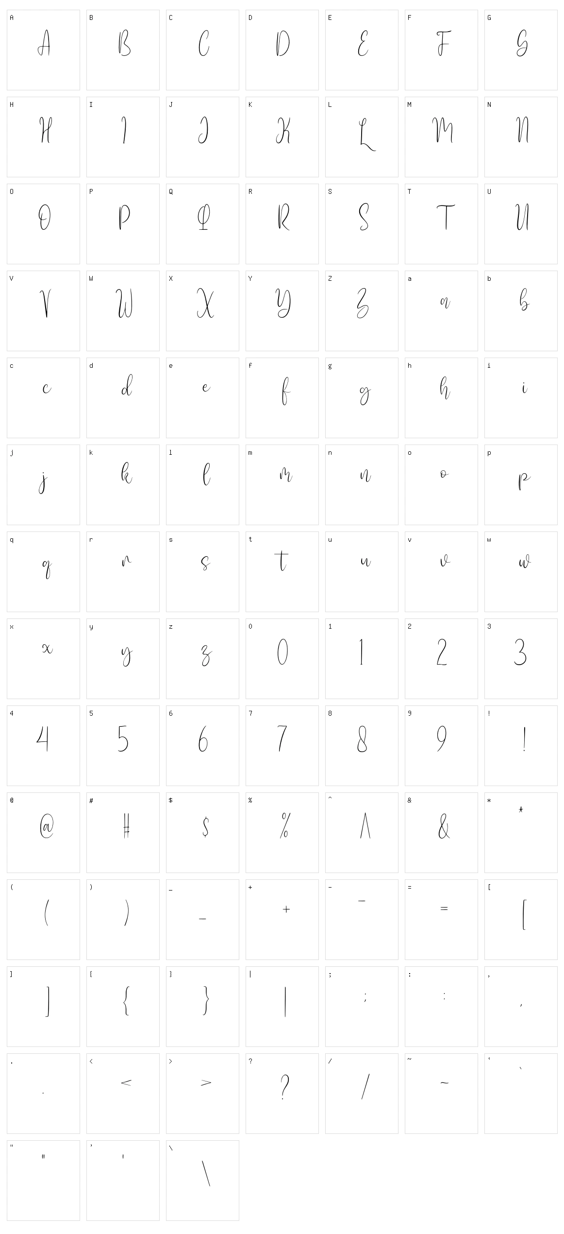 Salways Character Set