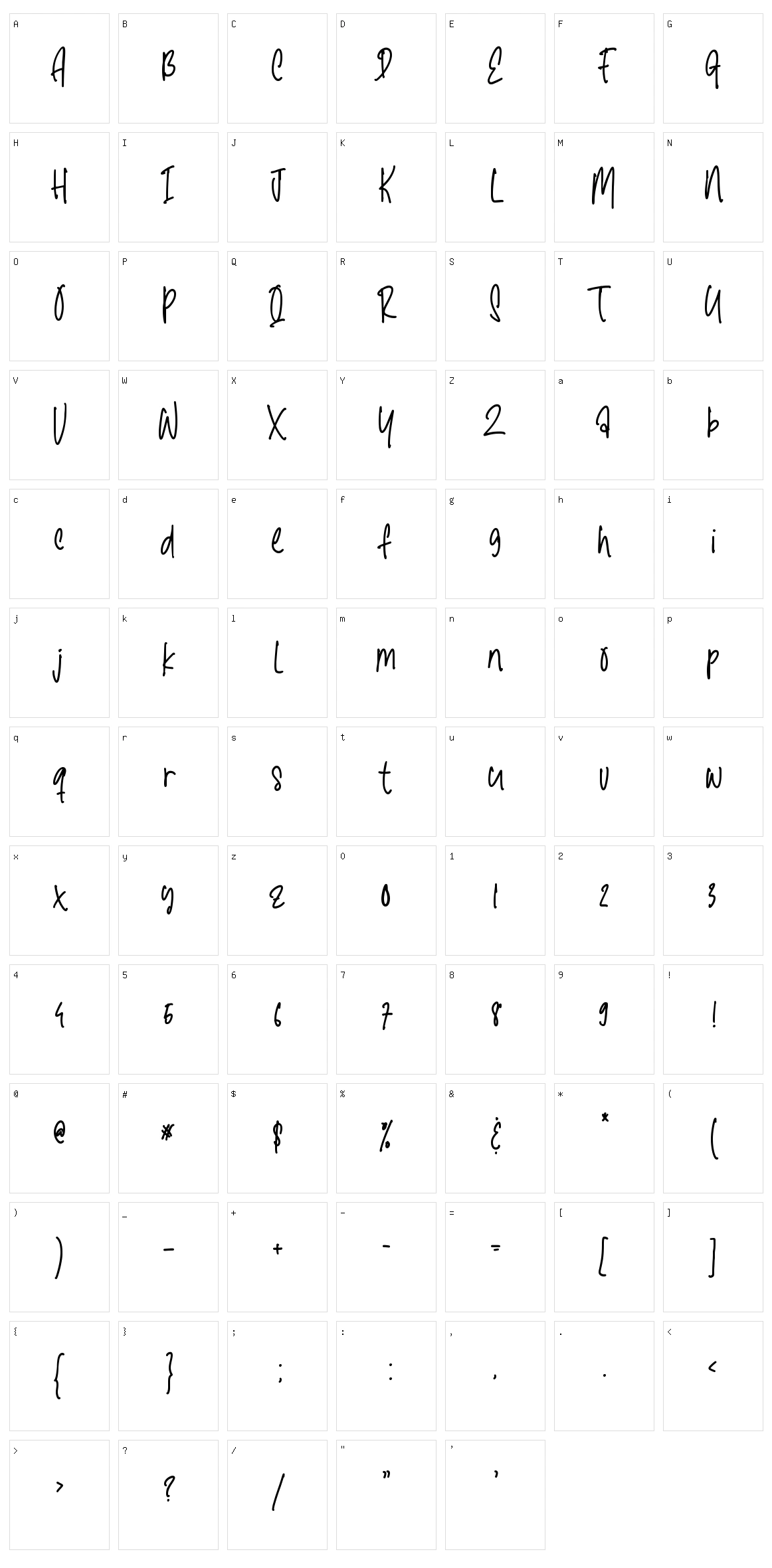 Santtoria Mood Character Set