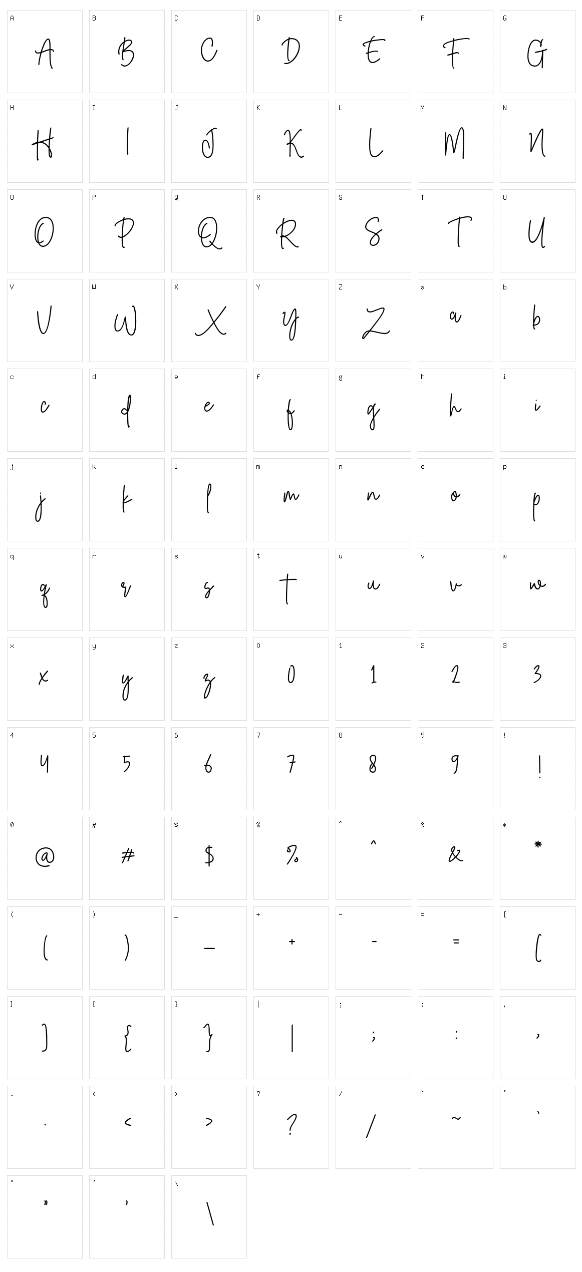 Satisfact Stylish Character Set