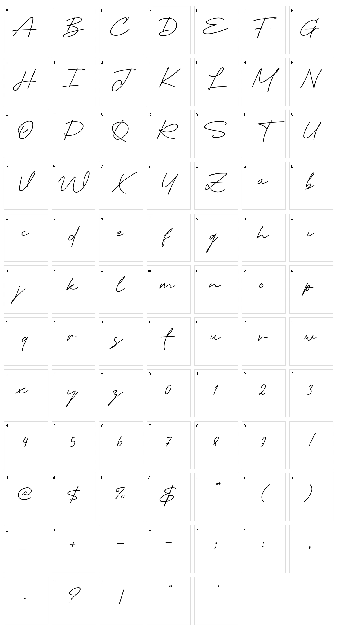 Saturday August Character Set