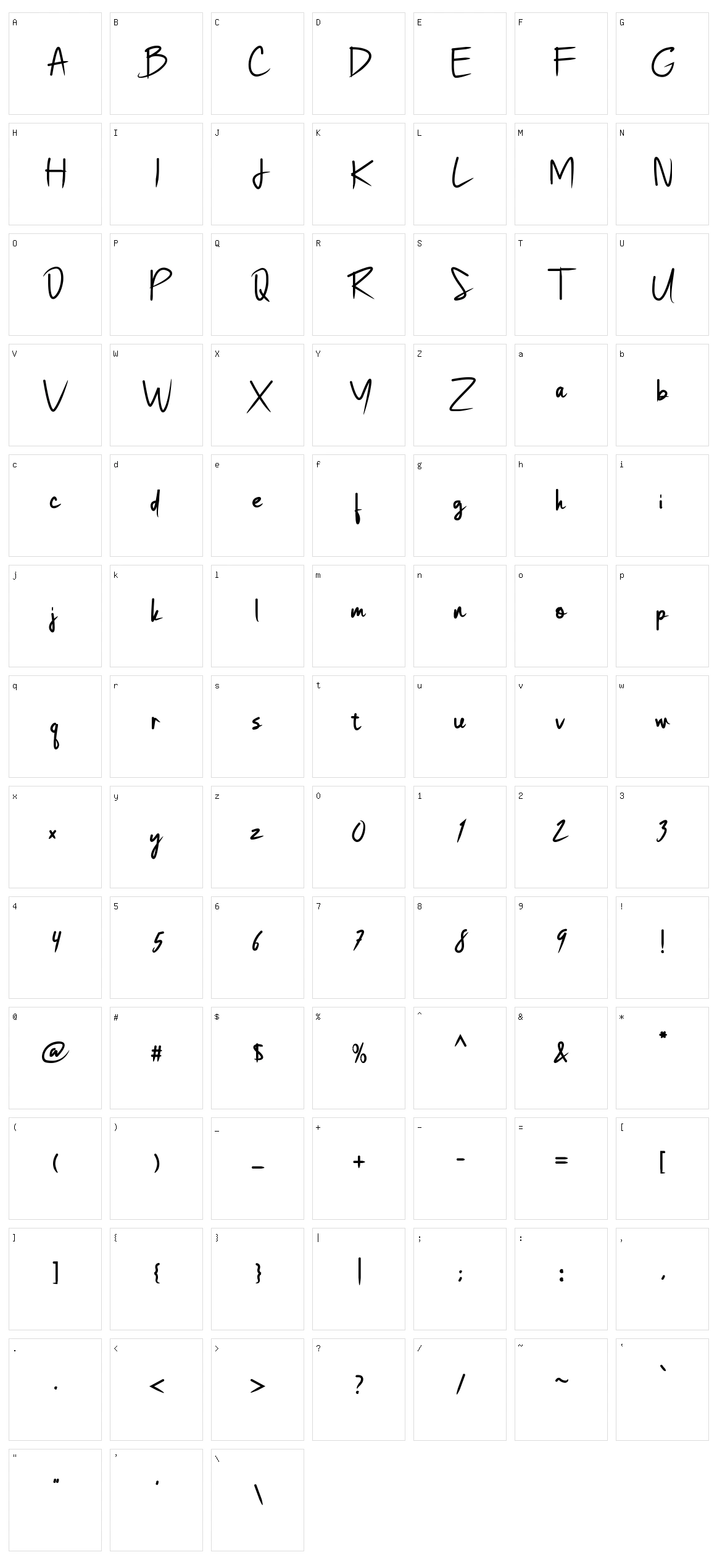 Screw Puzzles Character Set