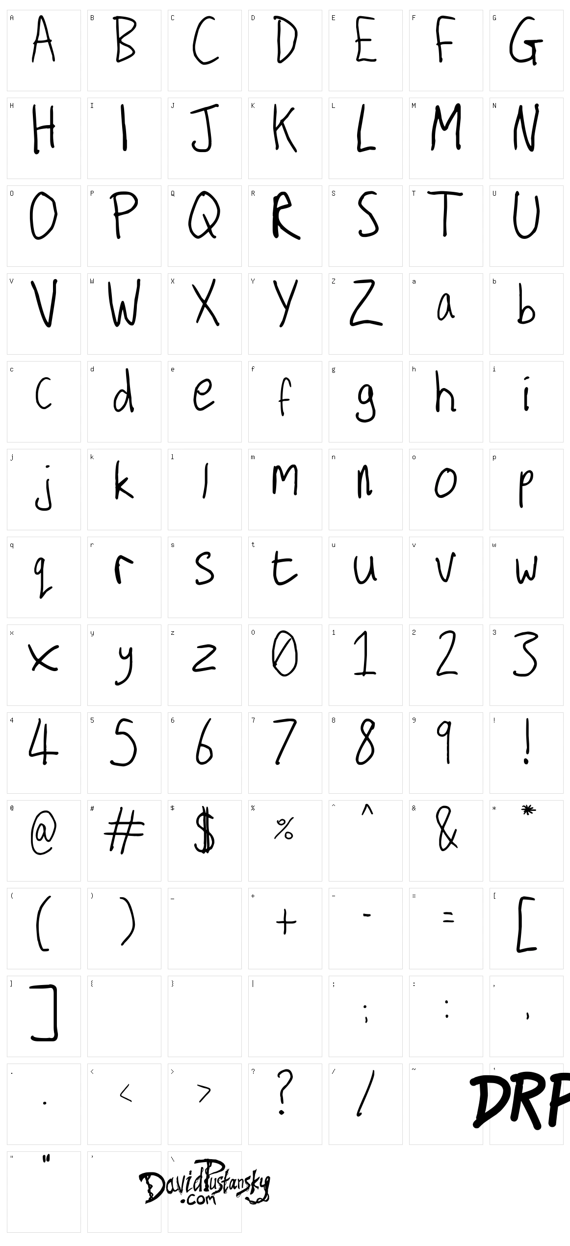 Secret Diary Character Set