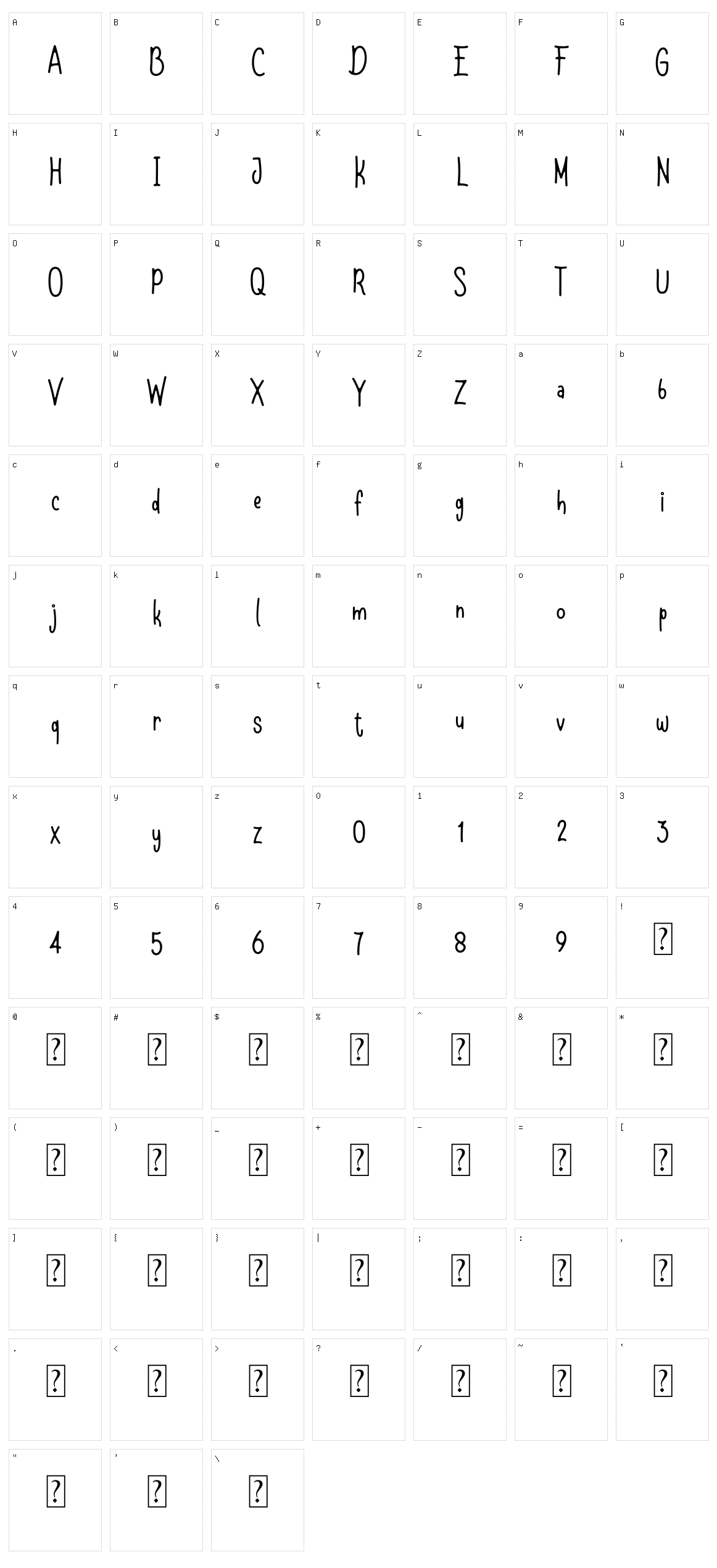 Shell & fish Character Set