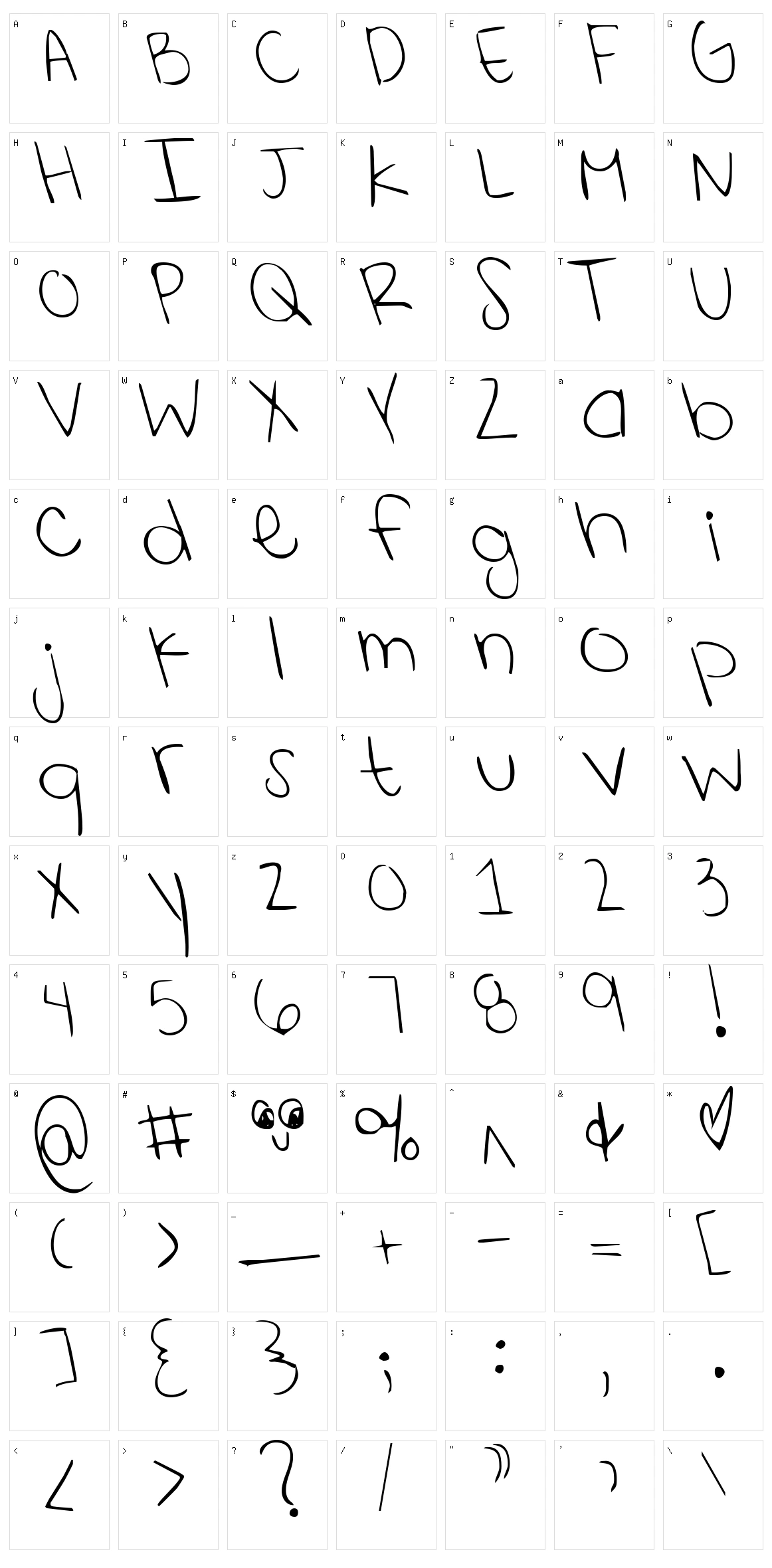 Shining Like Stars Character Set