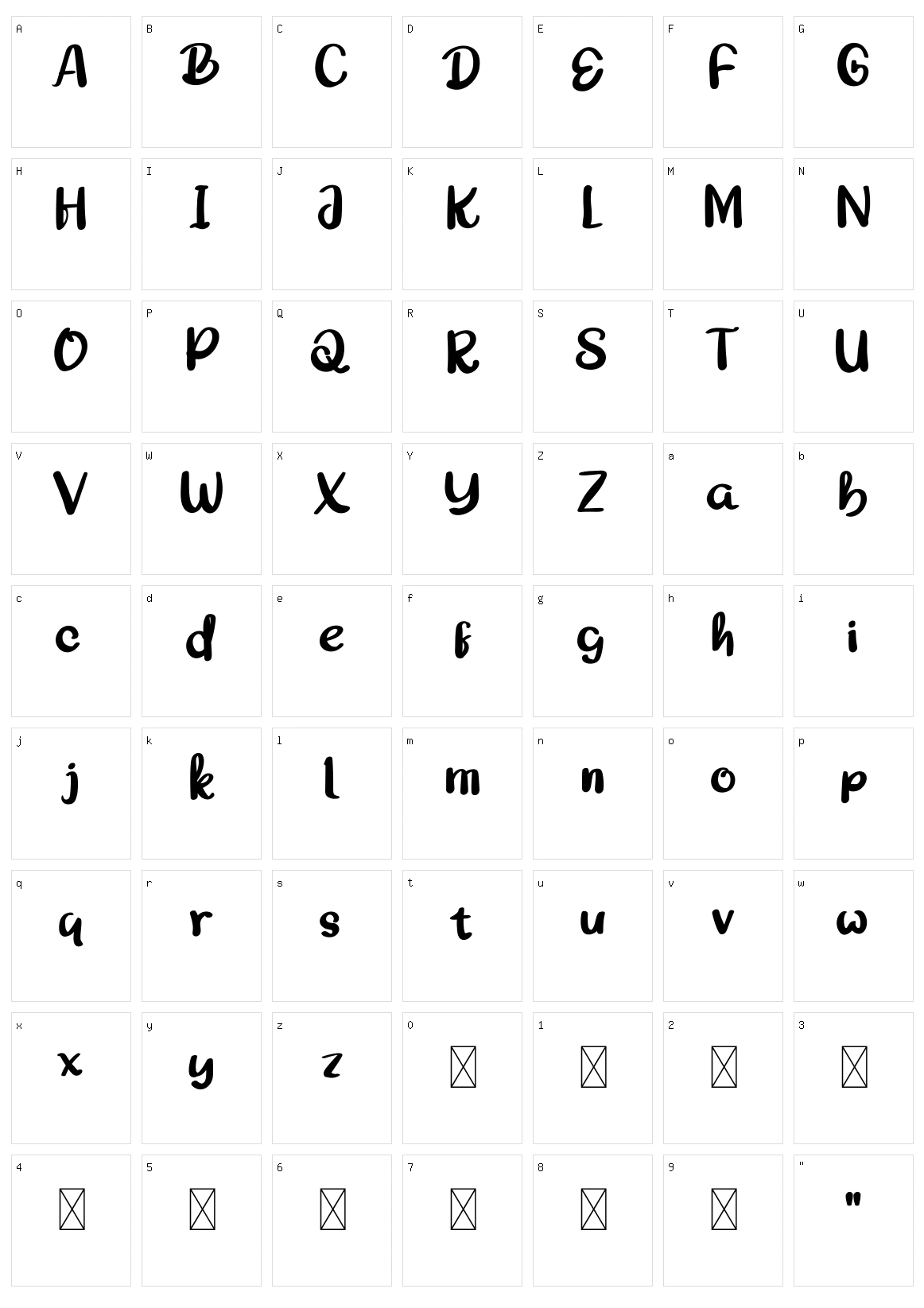 Shorter Character Set