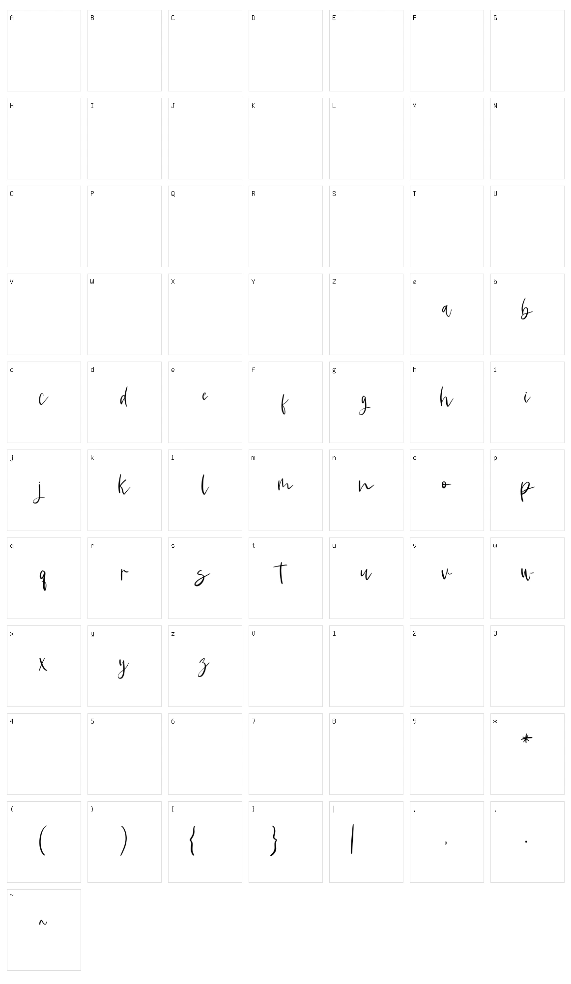 Simathya Character Set