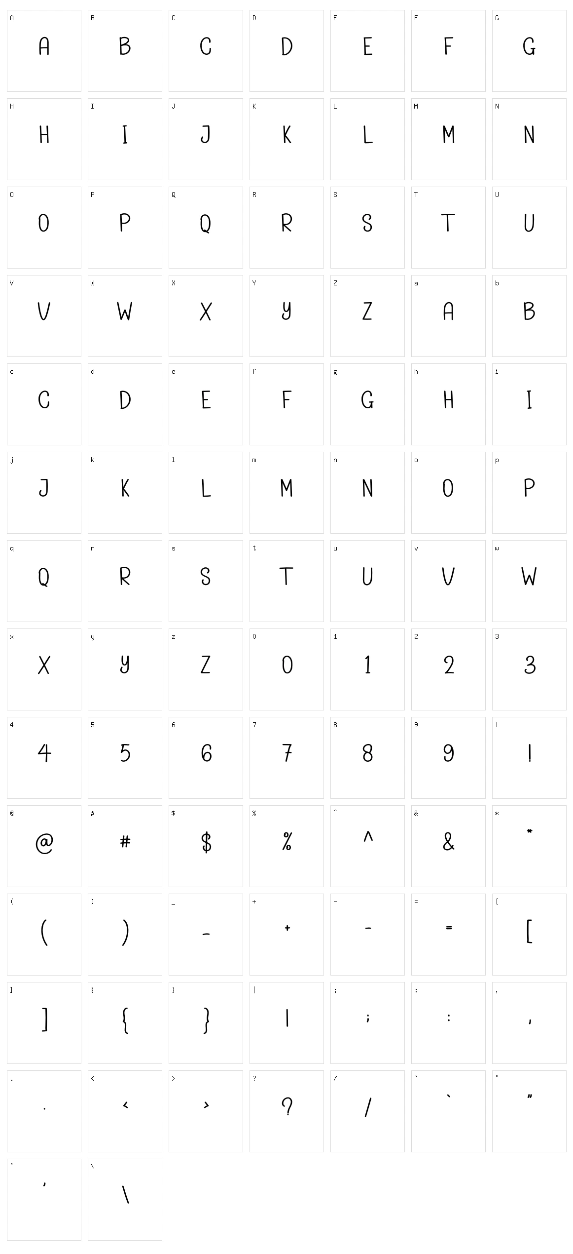 Simple Room Character Set