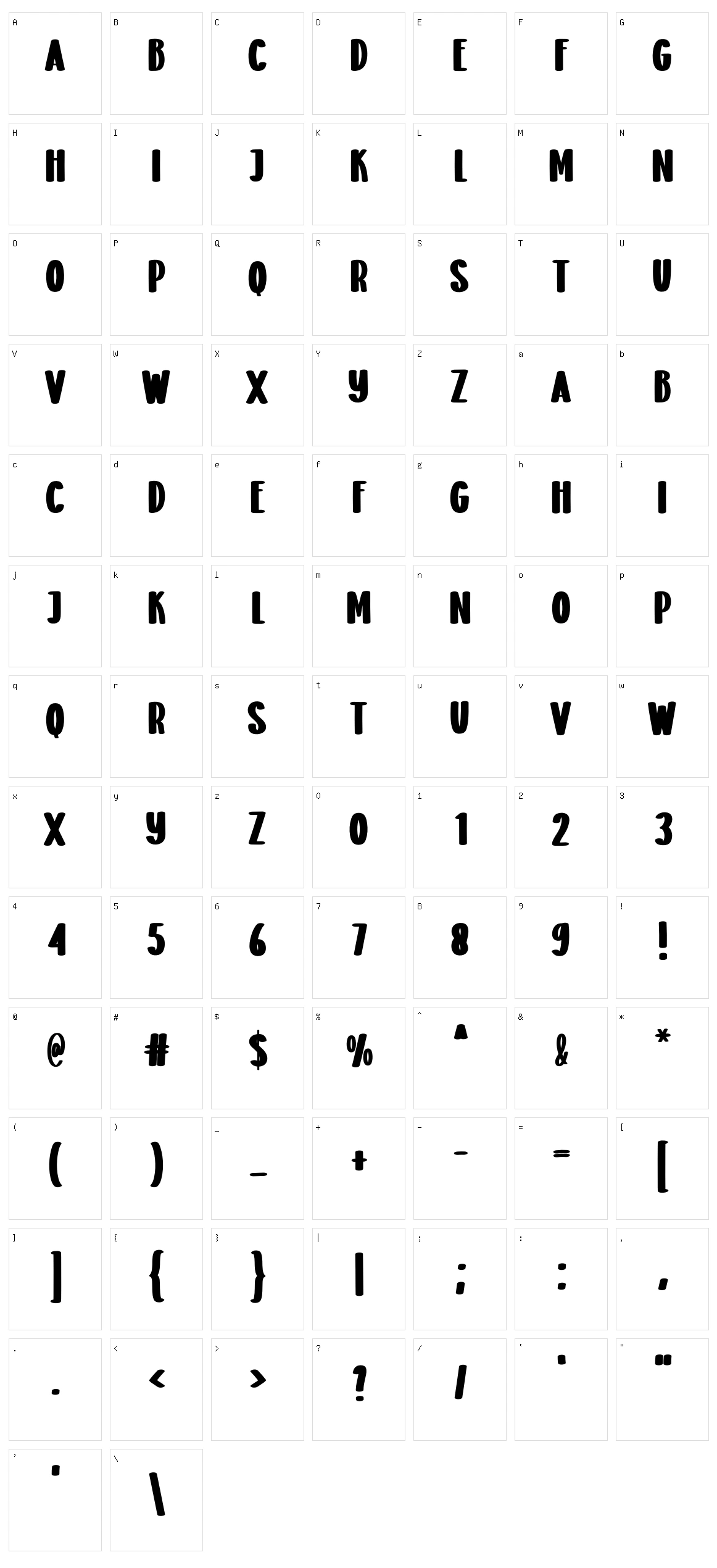 Simple Room Character Set