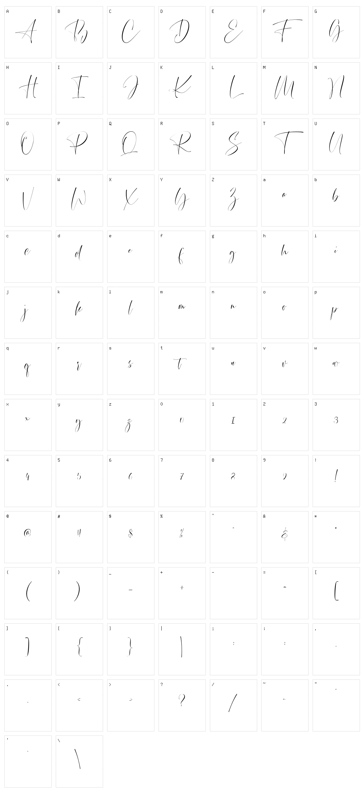 Simplified Character Set