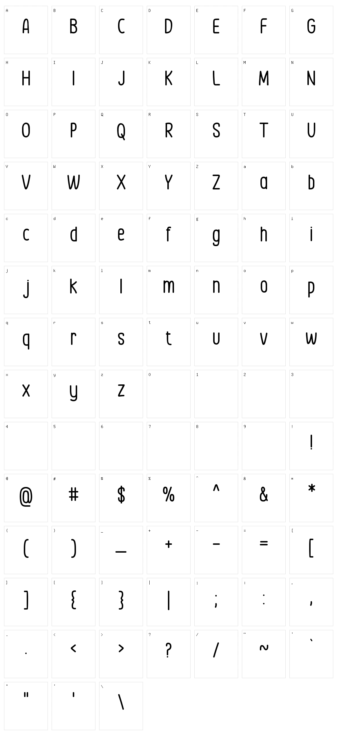 Simply Happy Character Set