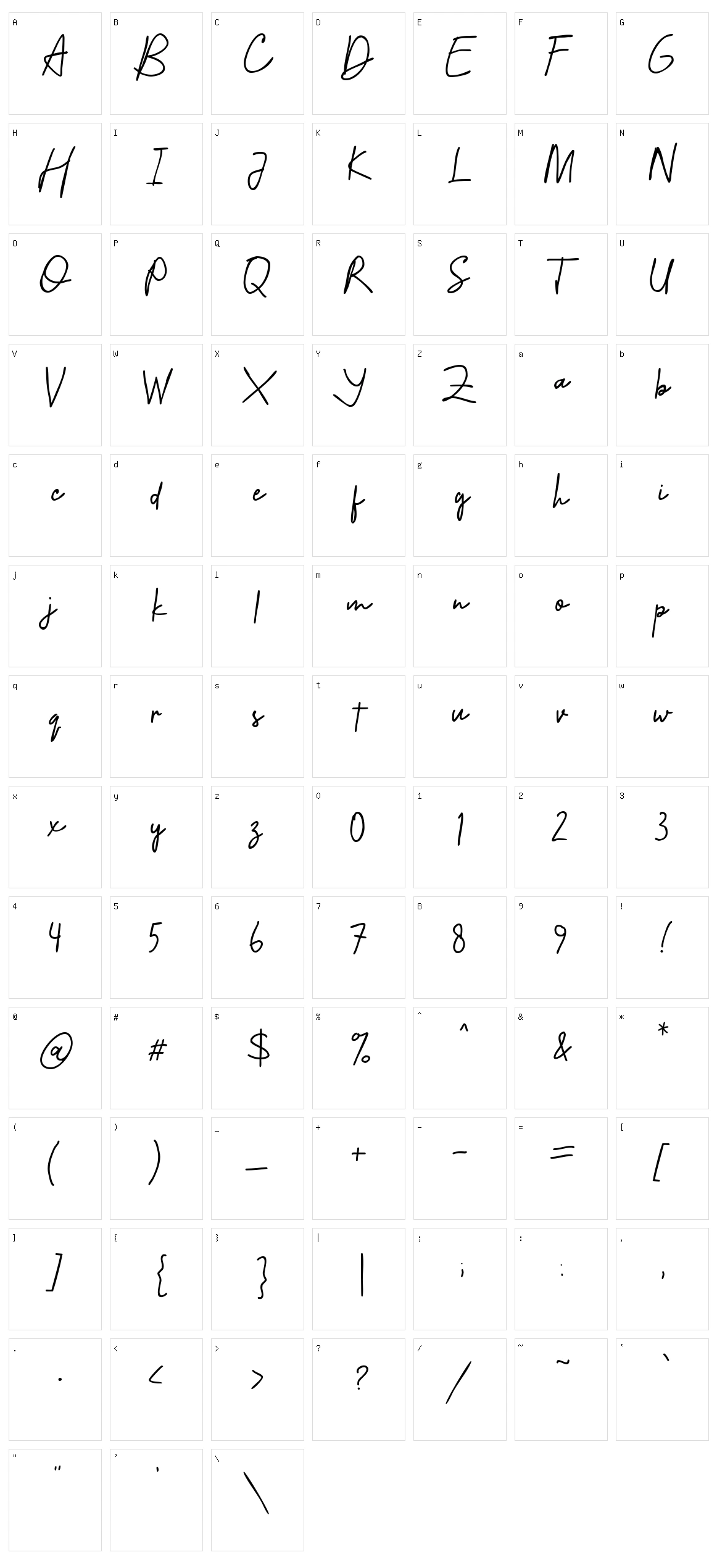 Six Thousand Character Set