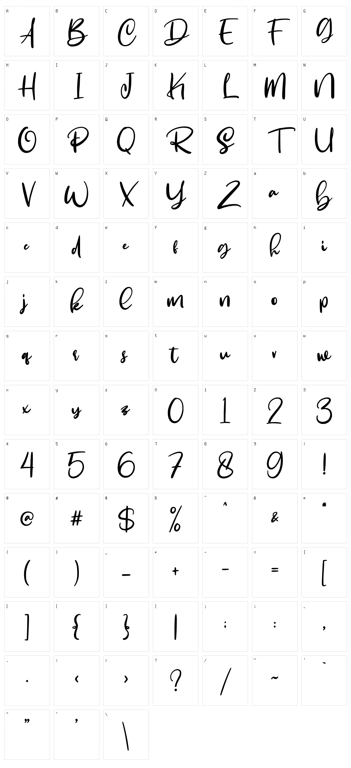 Smackover Character Set