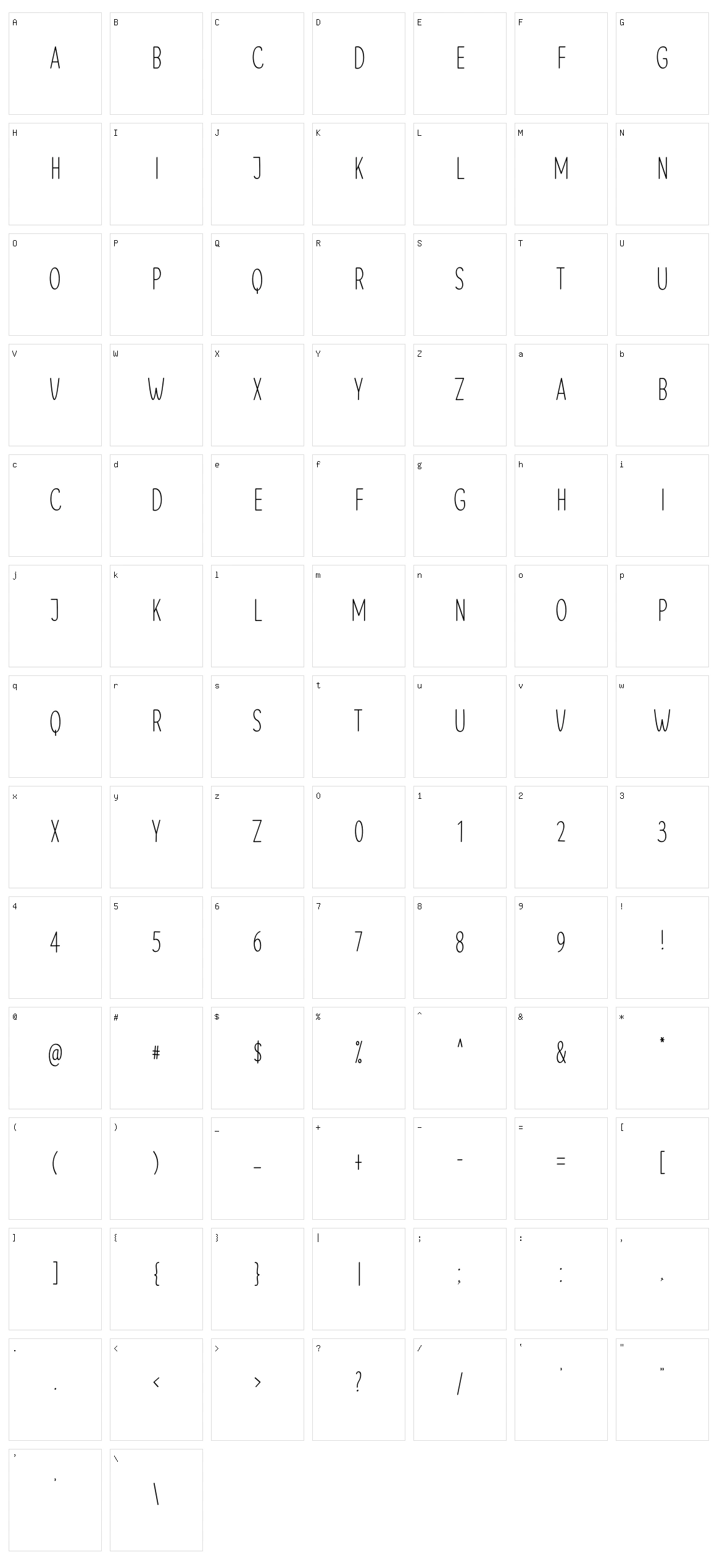 Smart Home Character Set