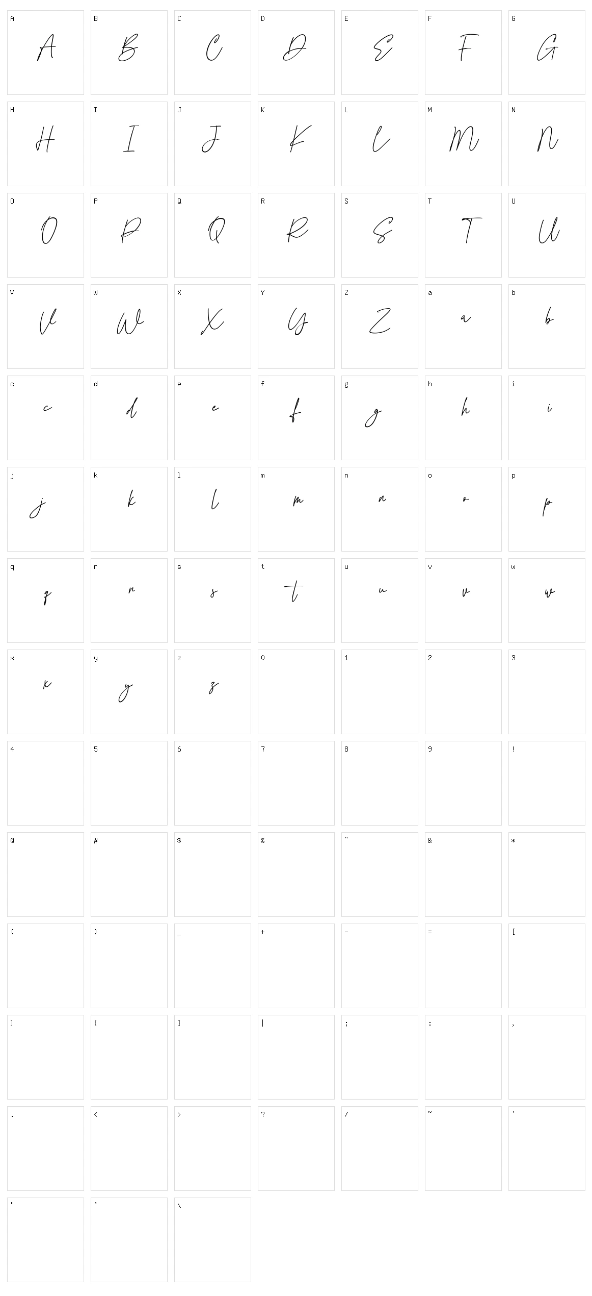 Smilysundays Character Set