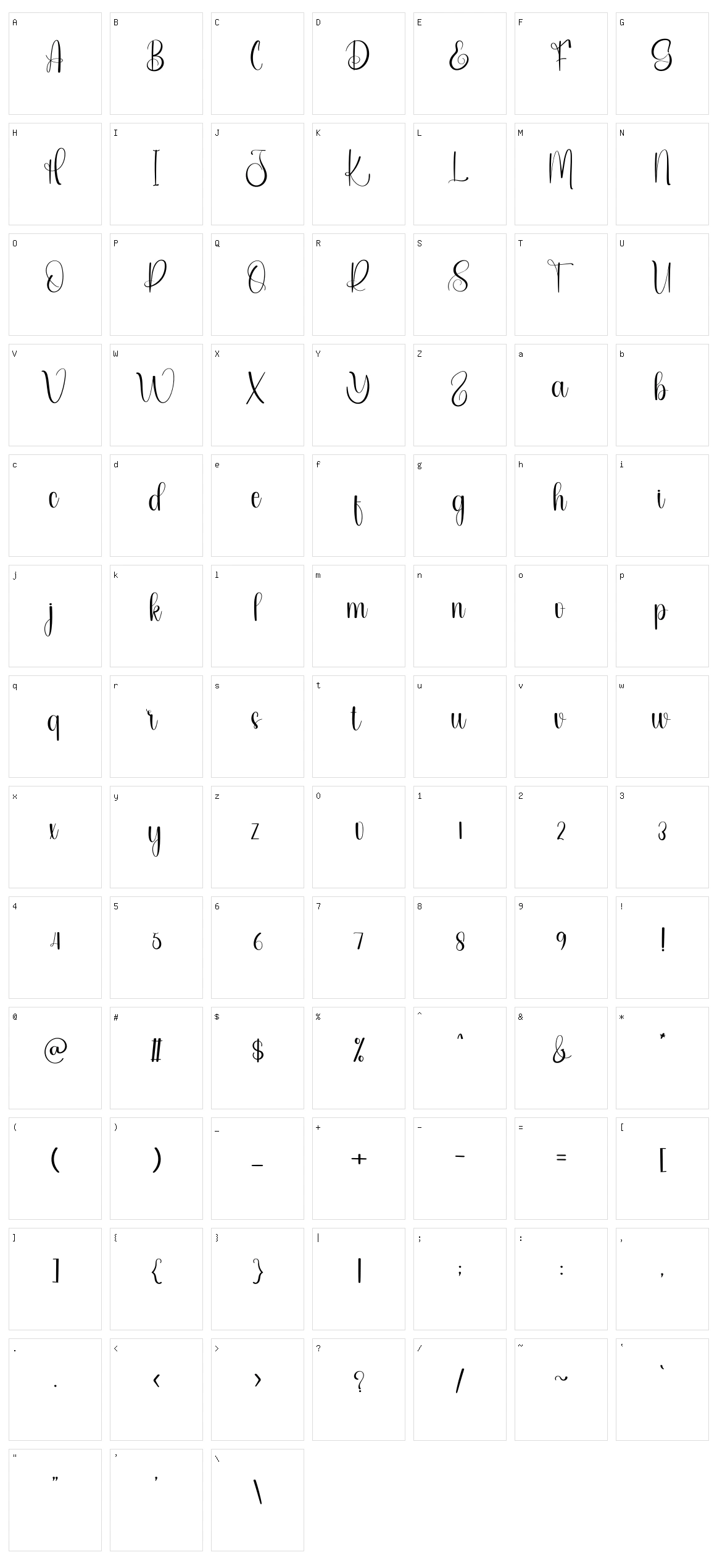 Snowhouse Character Set