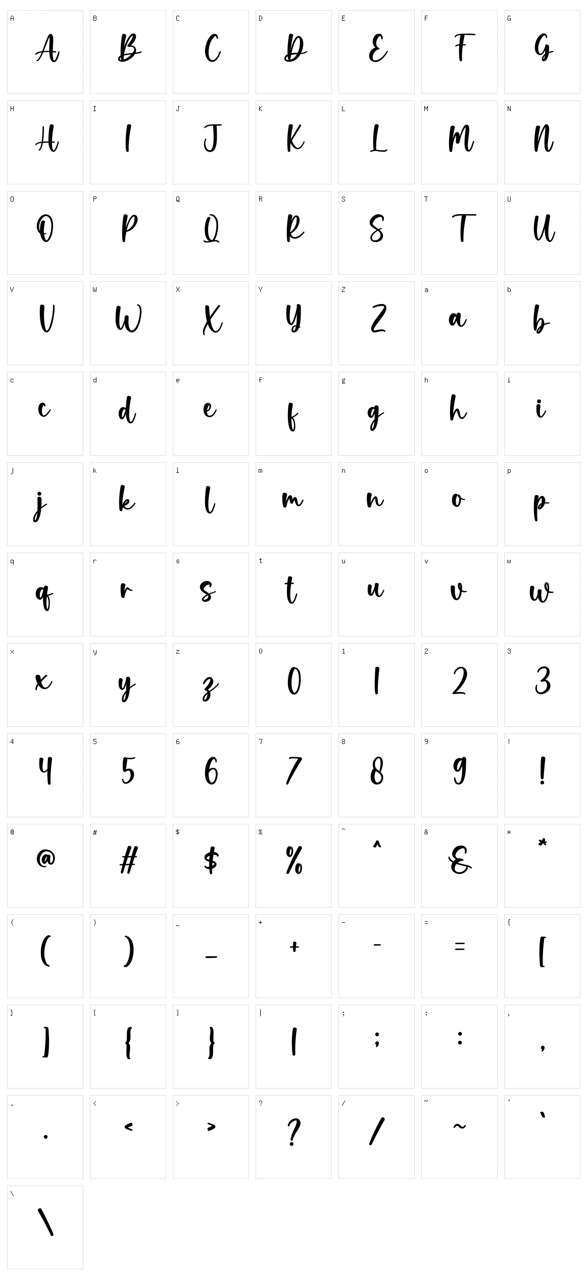 Snowman Character Set