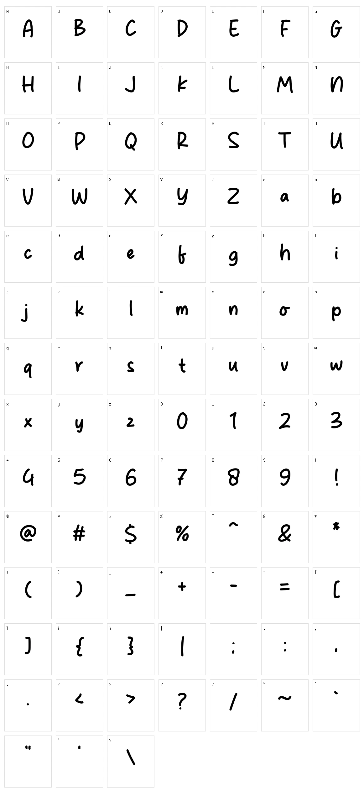 Social Act Character Set