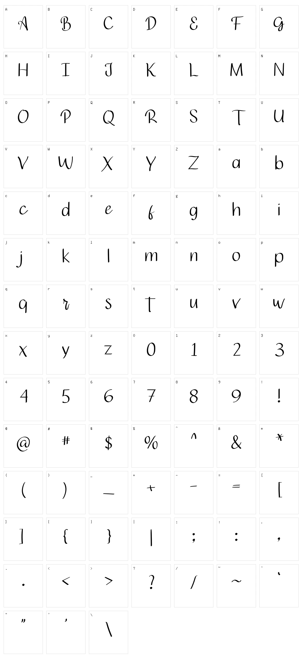 Someday Character Set