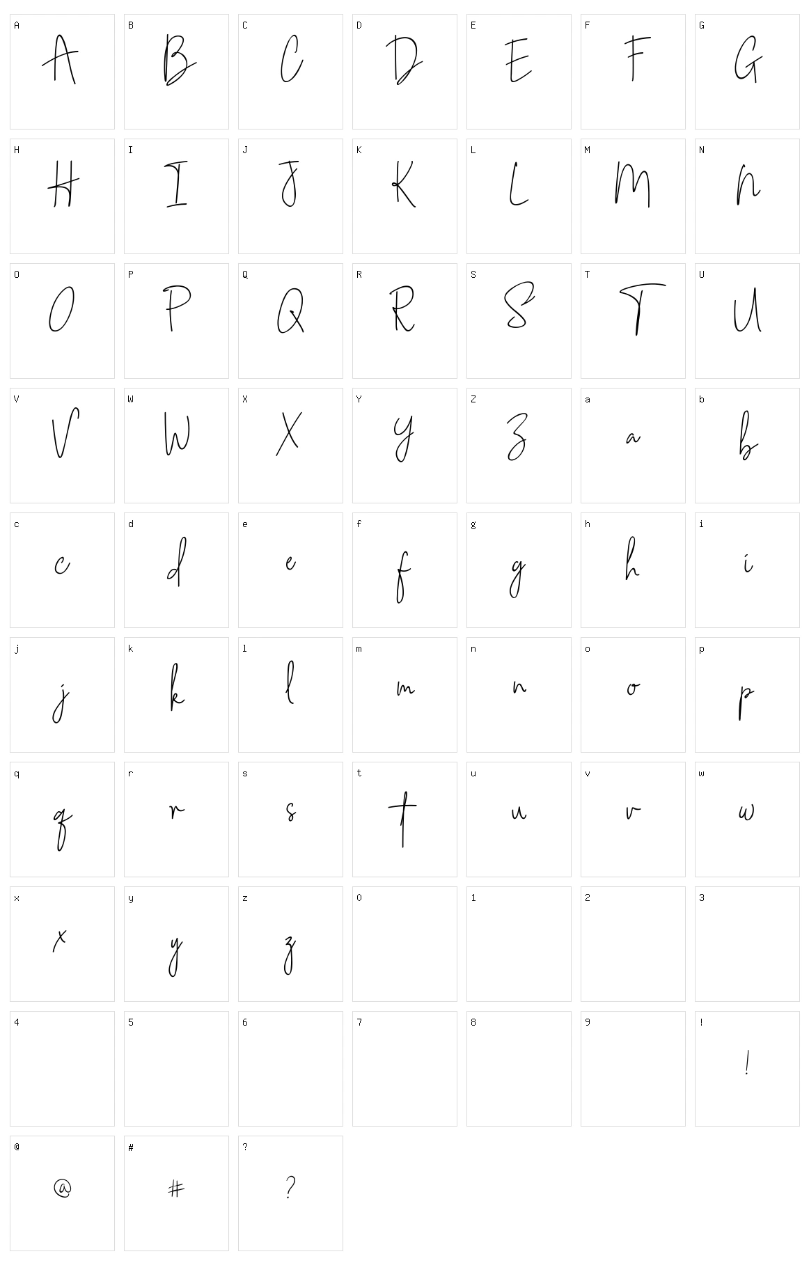 Southampton Character Set