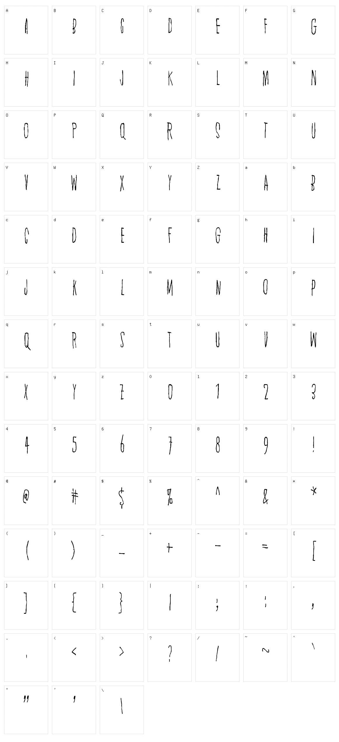 Spirit Ritual Character Set