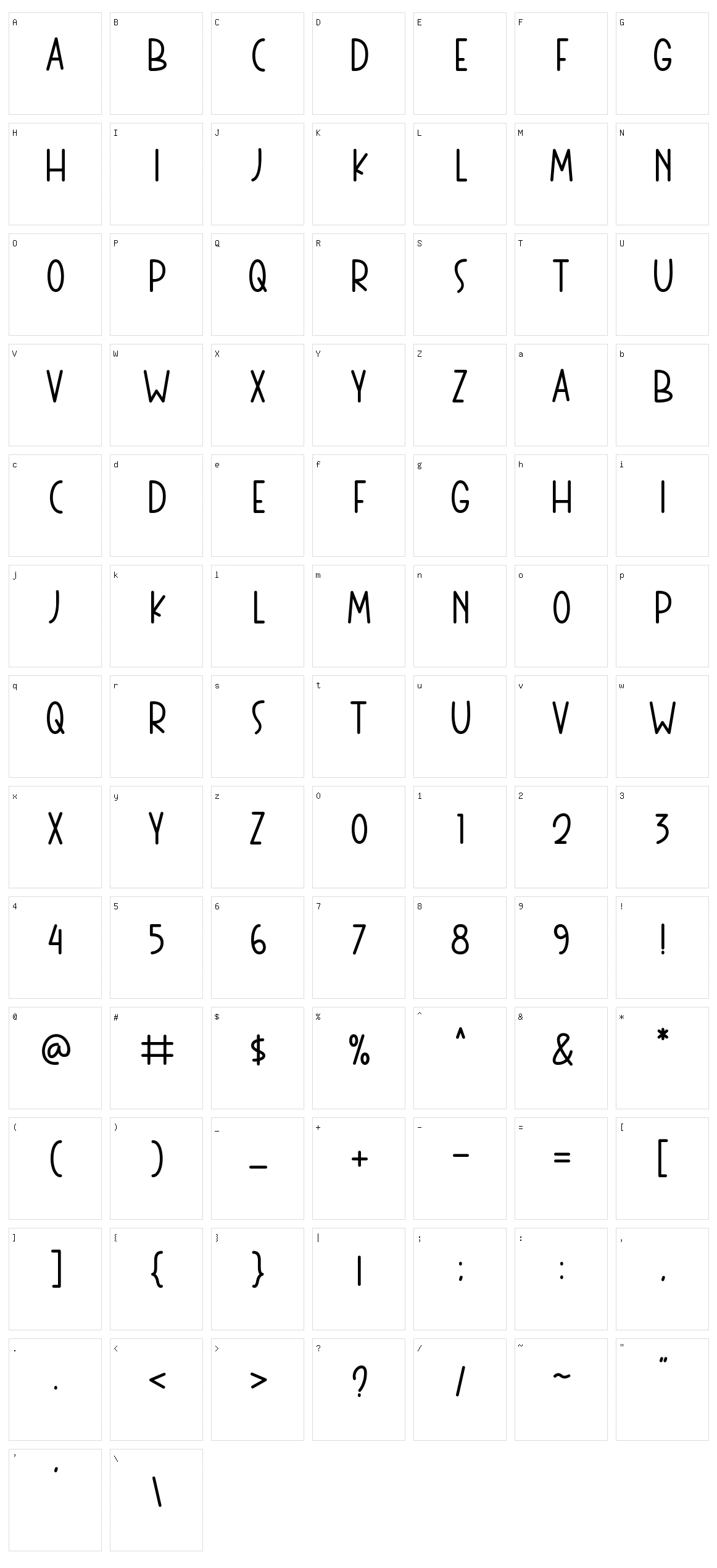 Spooky Okey Character Set