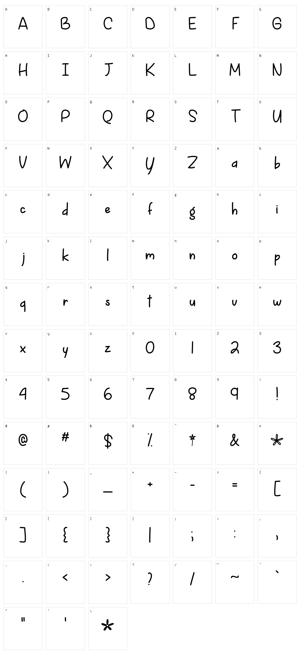 Spring is Coming Character Set