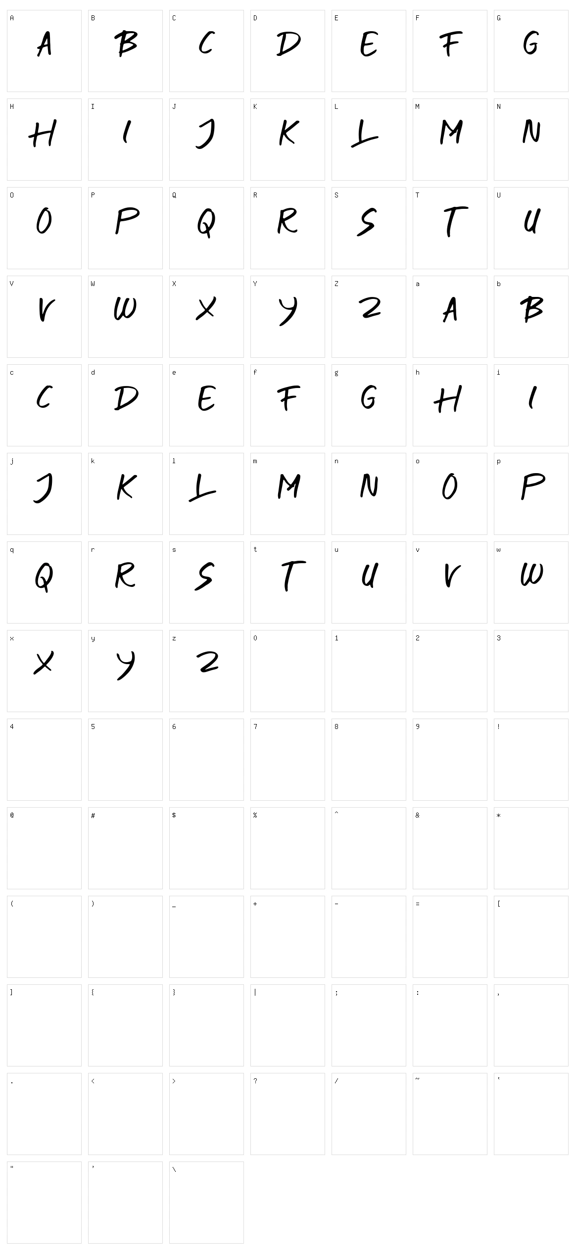 Squad Jumps Character Set