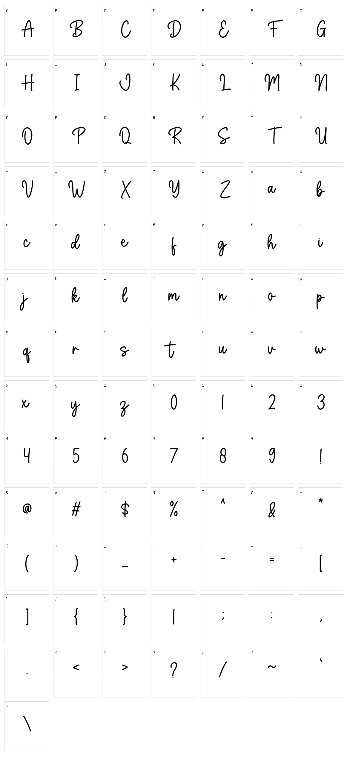 Stay Gold Character Set