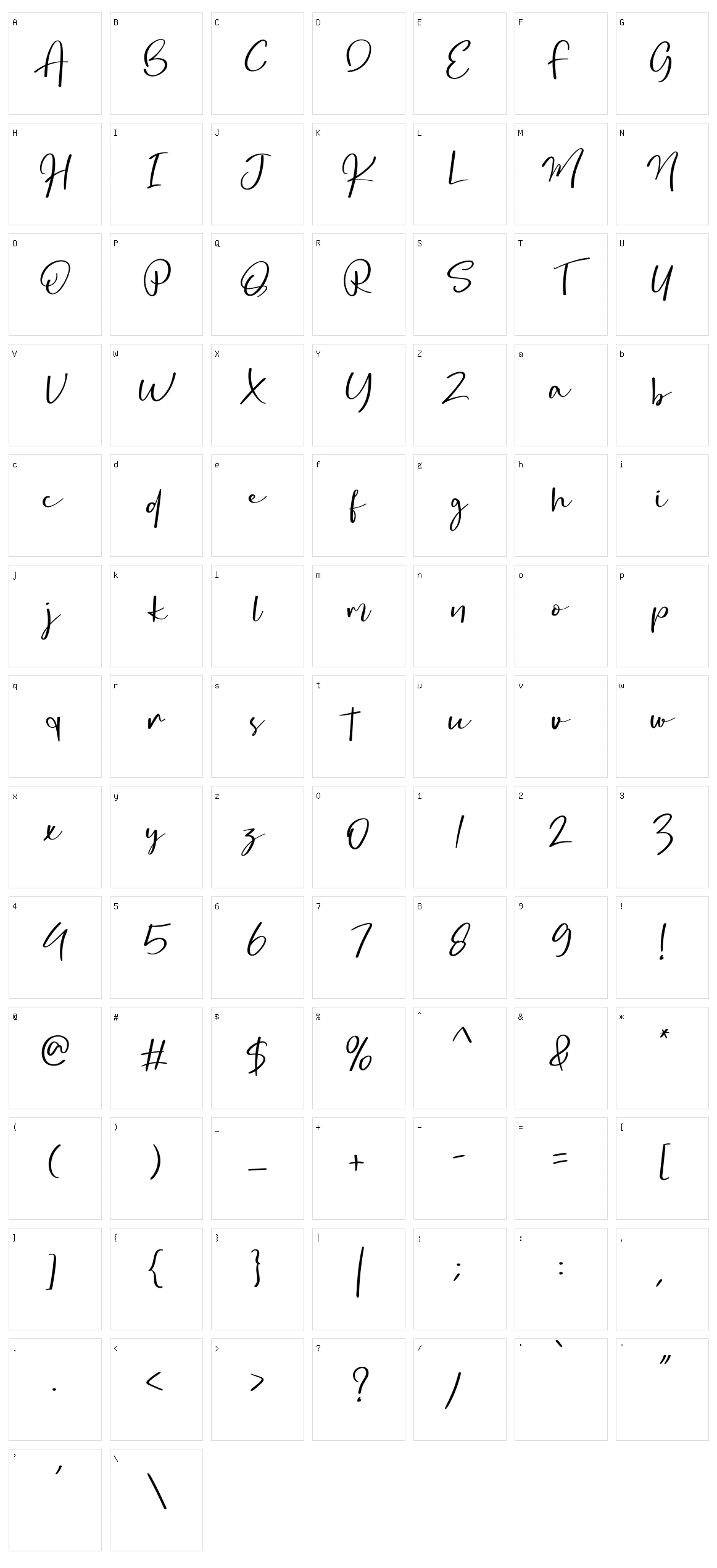 Story Marker Character Set