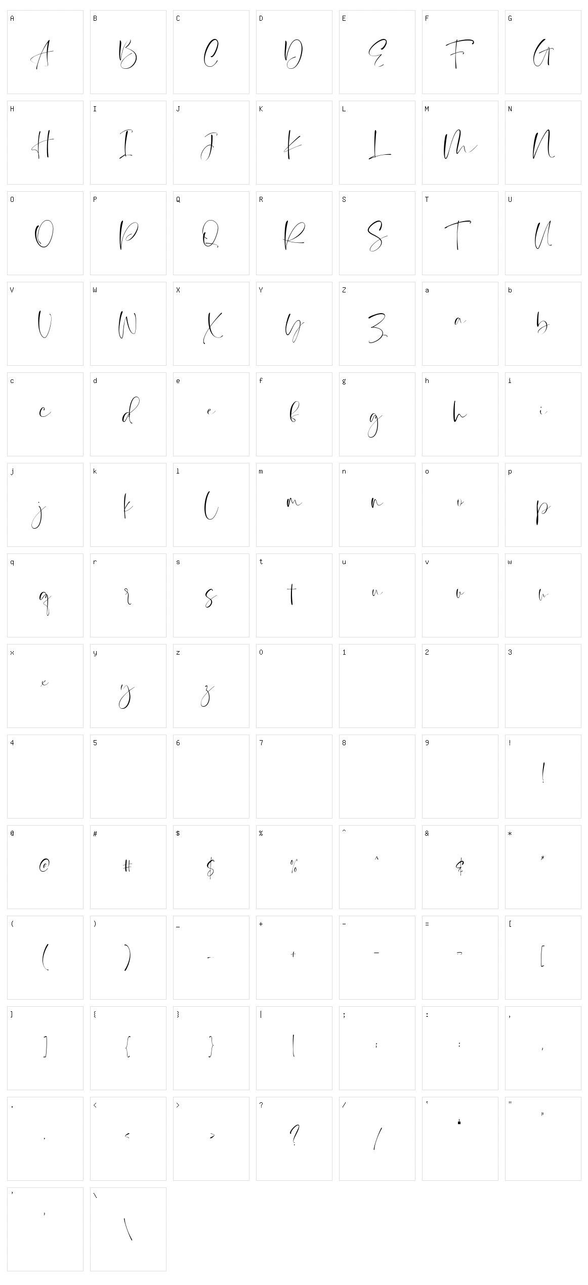 Stuck In A Moment Character Set